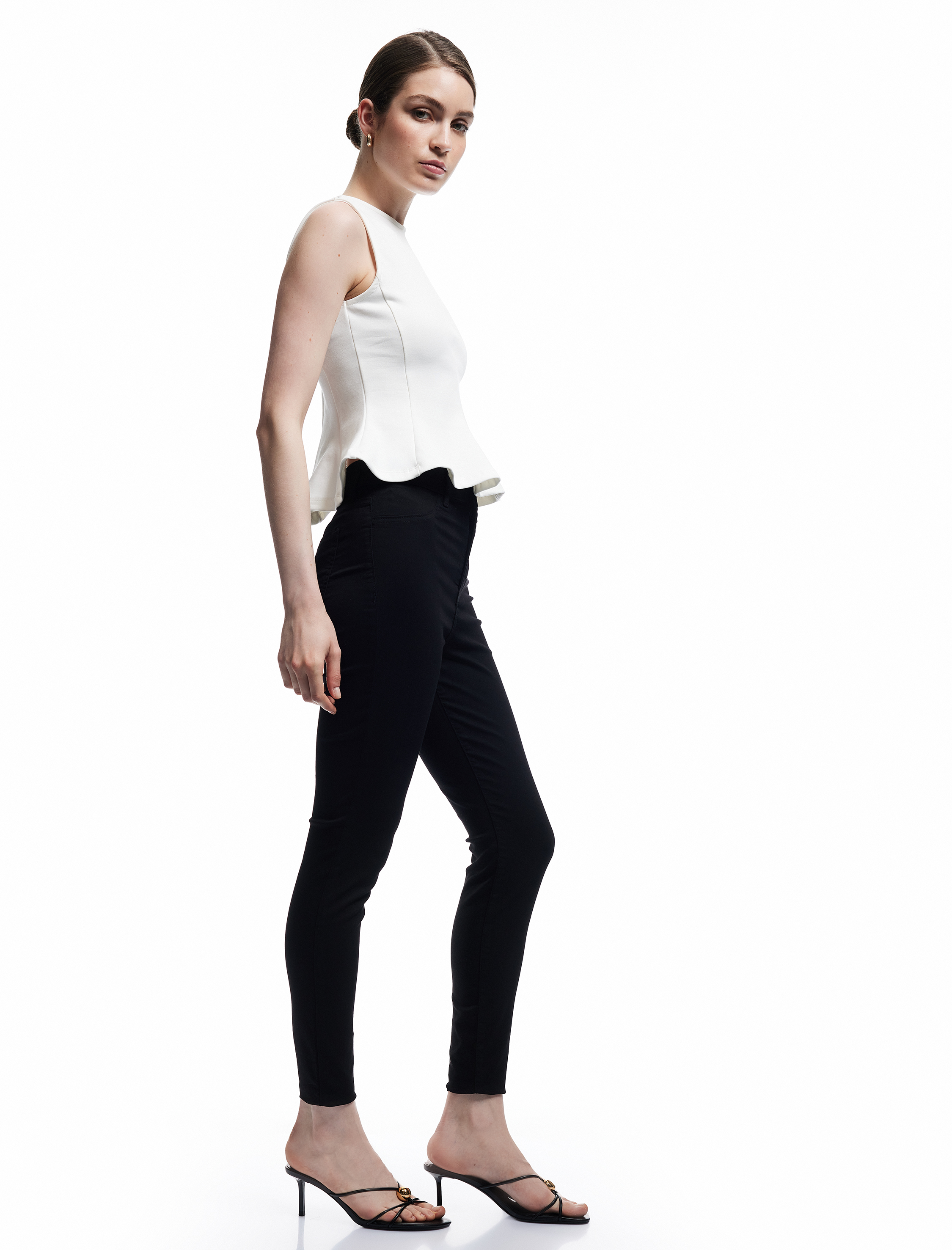   Yüksek Bel Dar Paça Skinny Fit Toparlayıcı Kot Pantolon - Skinny Push Up Fit Jean