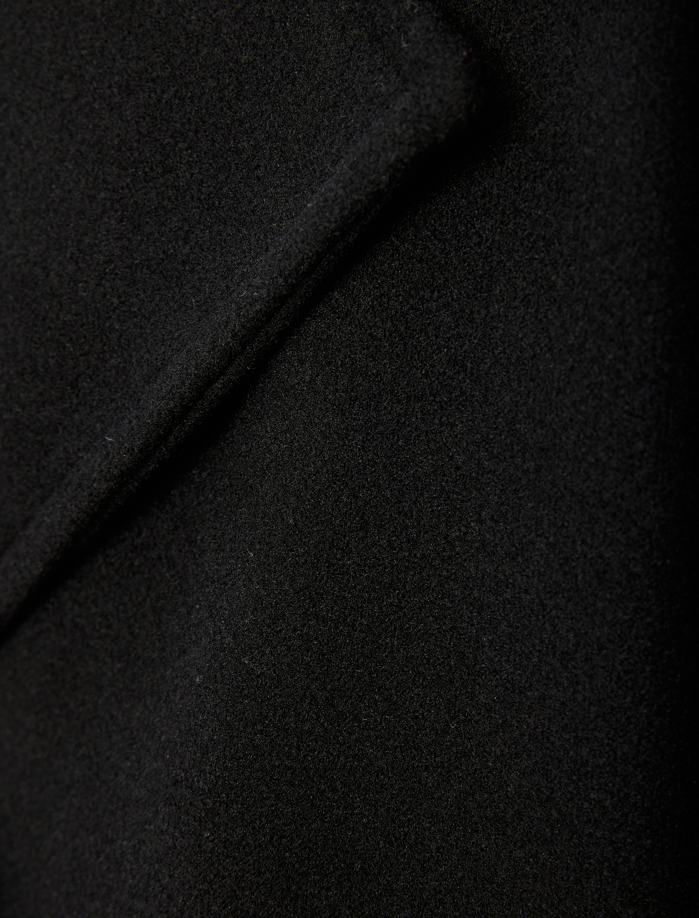   Cepli Düğmeli Kruvaze Uzun Oversize Kaşe Kaban