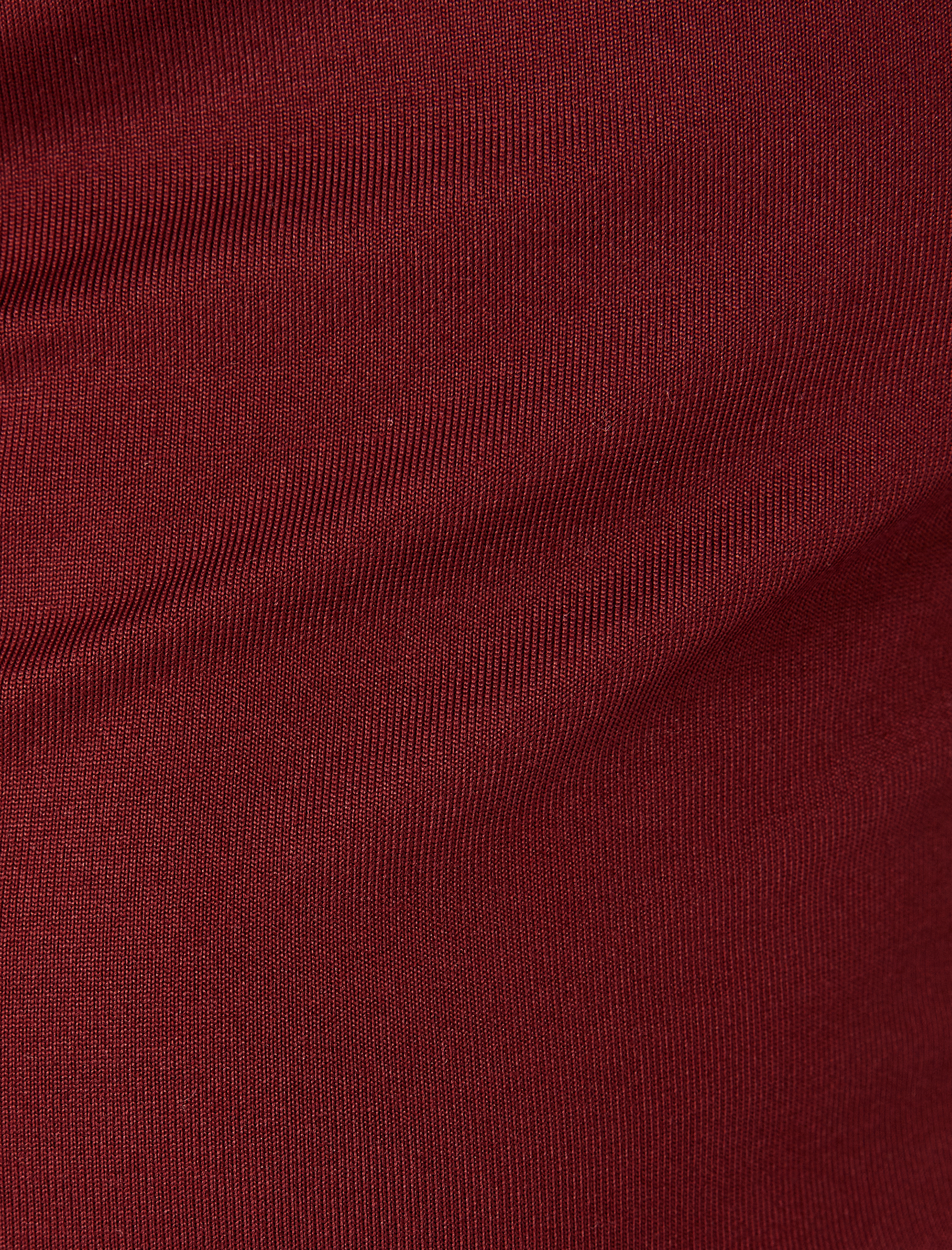   Uzun Kollu Degaje Yaka Slim Fit Tişört