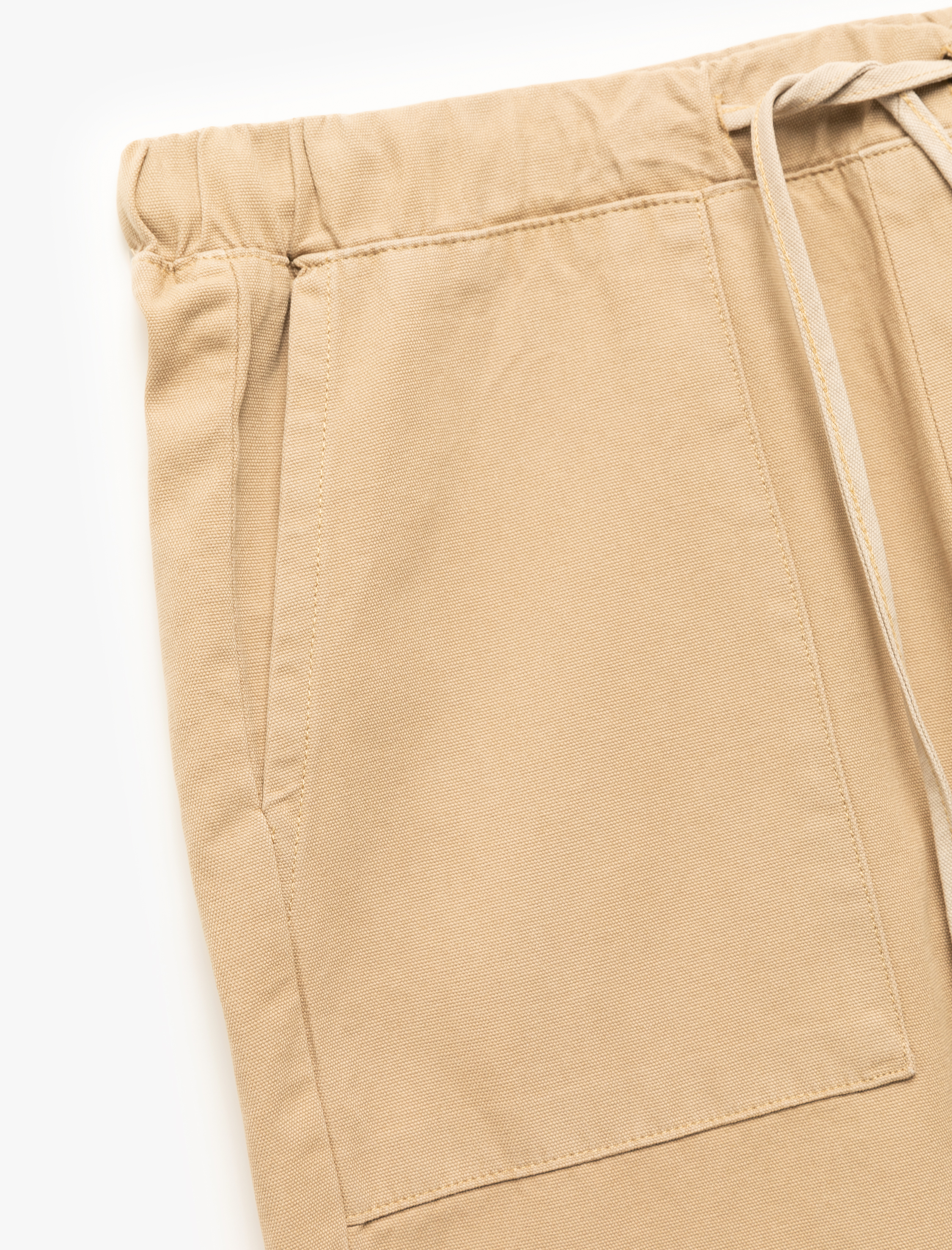   Beli Bağcıklı Cep Detaylı Pamuklu Chino Pantolon