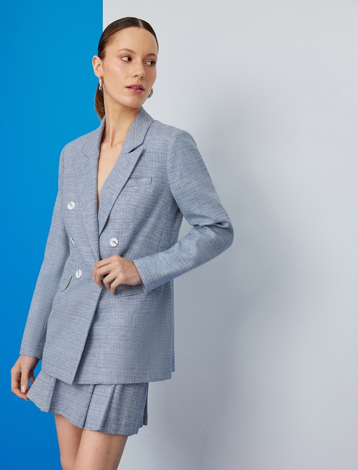  Standart Bel Kalın Pileli Mini Etek