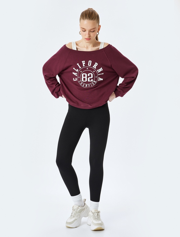  Viskon Karışımlı Korse Detaylı Yüksek Bel Tayt