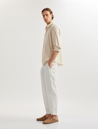 Pamuklu Düğmeli Regular Fit Uzun Kollu Klasik Gömlek