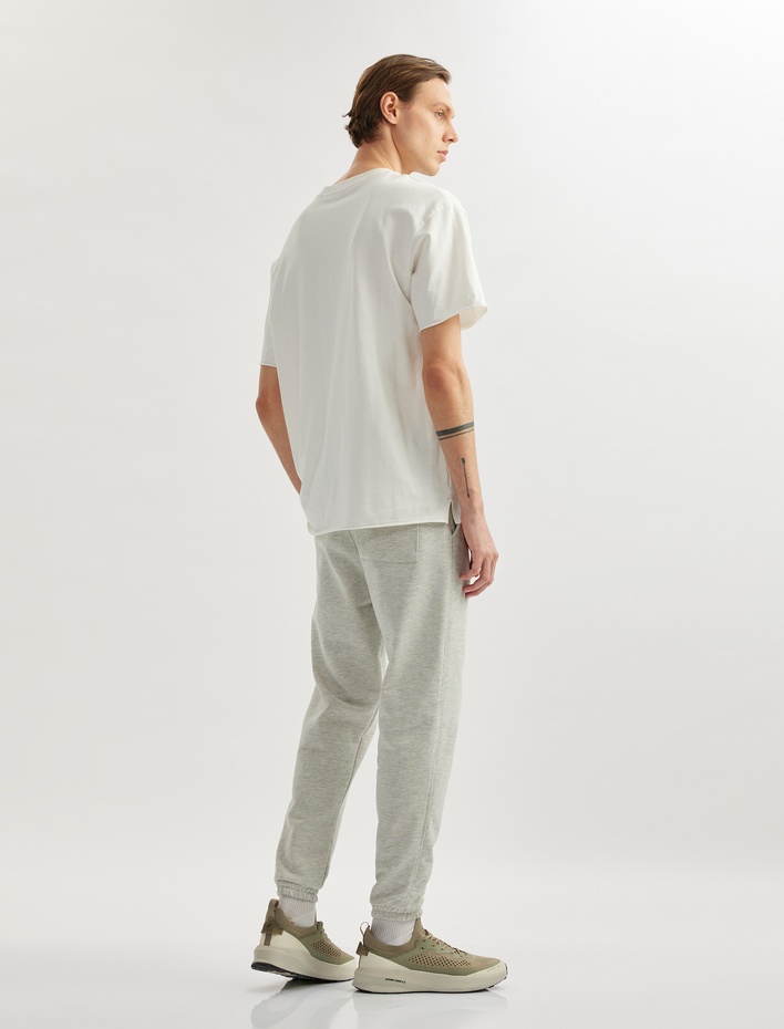  Lastikli Paça Cep Detaylı Beli Bağcıklı Jogger Eşofman Altı