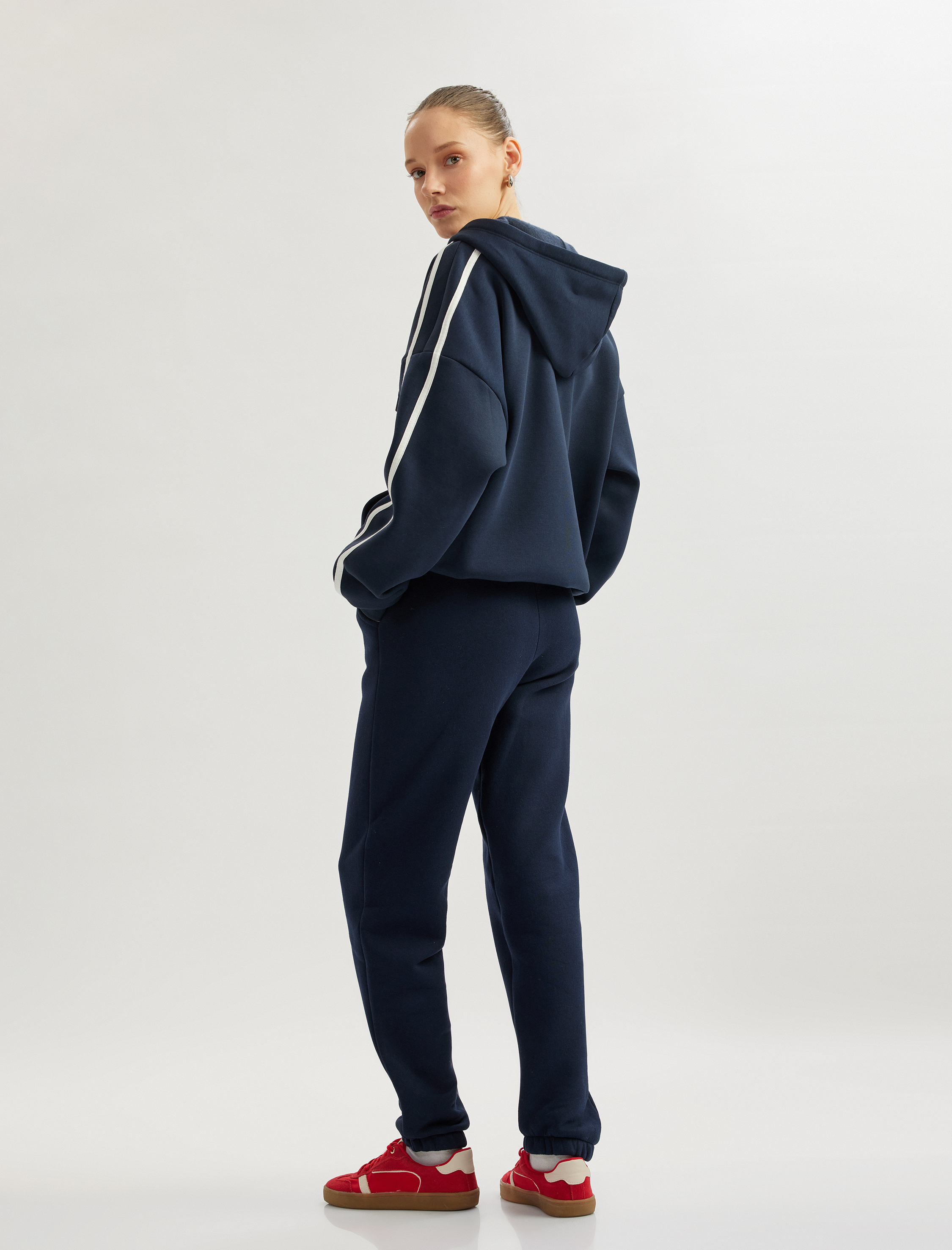   Şardonlu Beli Lastikli Cep Detaylı Jogger Eşofman Altı