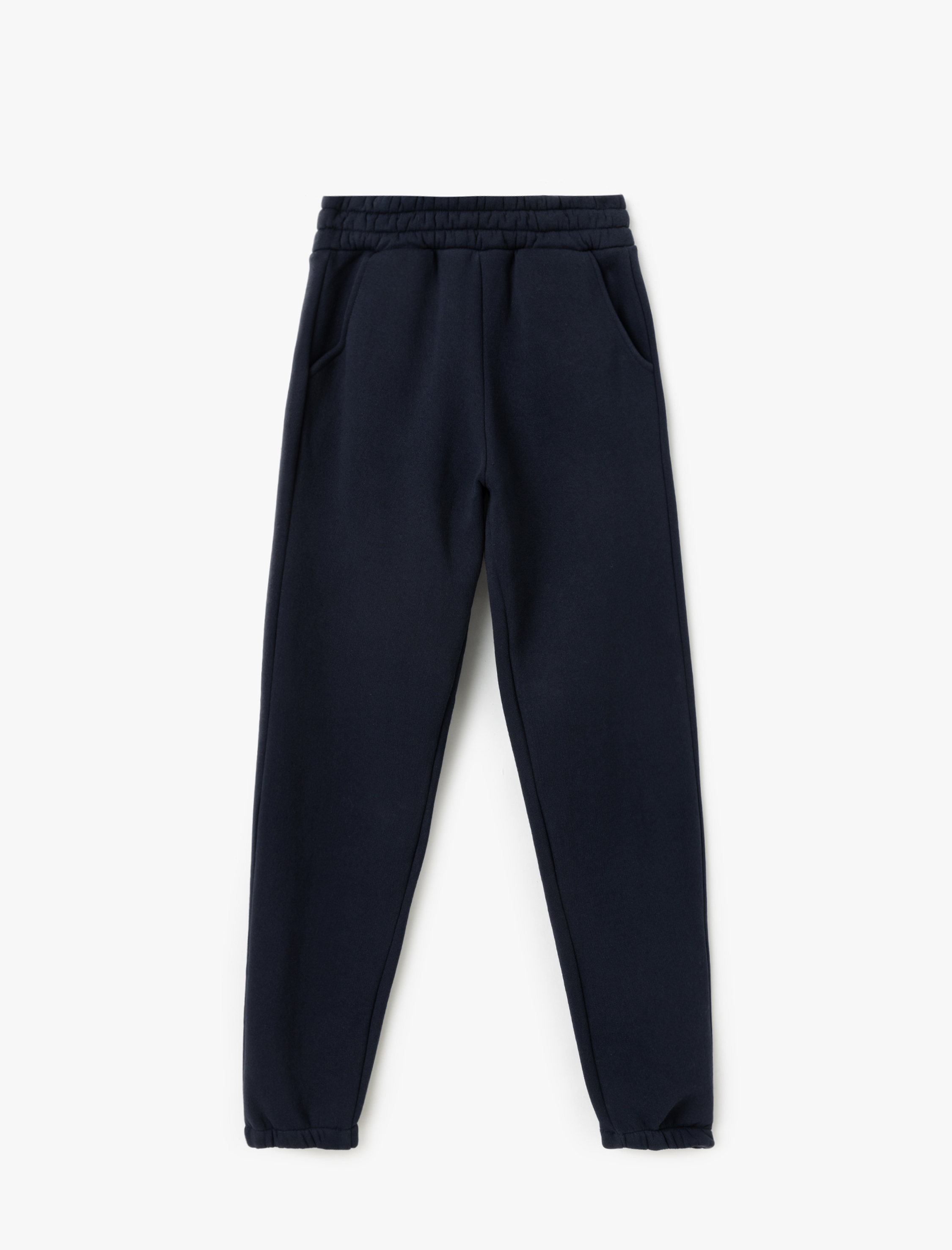   Şardonlu Beli Lastikli Cep Detaylı Jogger Eşofman Altı