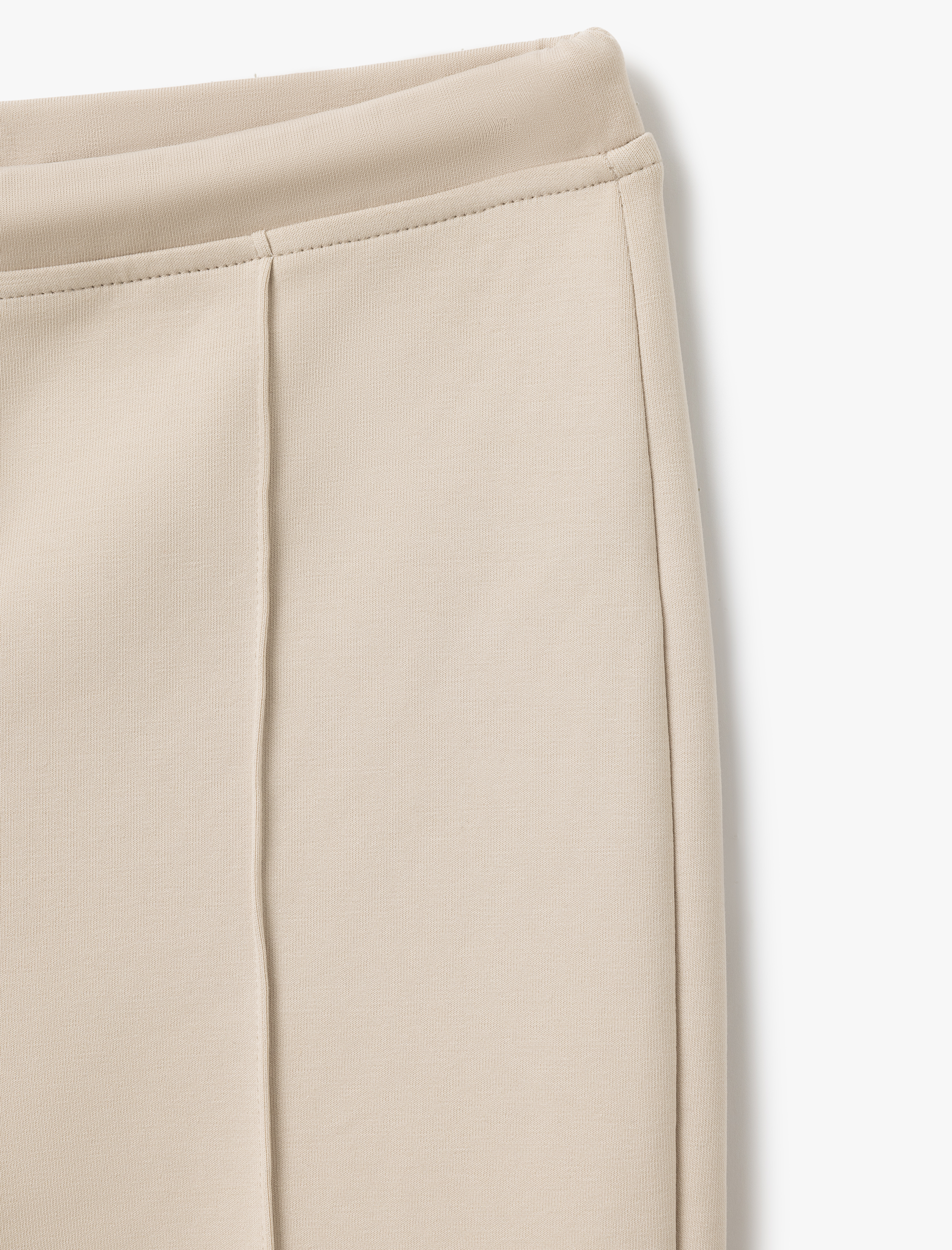   Beli Bağcıklı Nervürlü Slim Fit İspanyol Paça Eşofman Altı