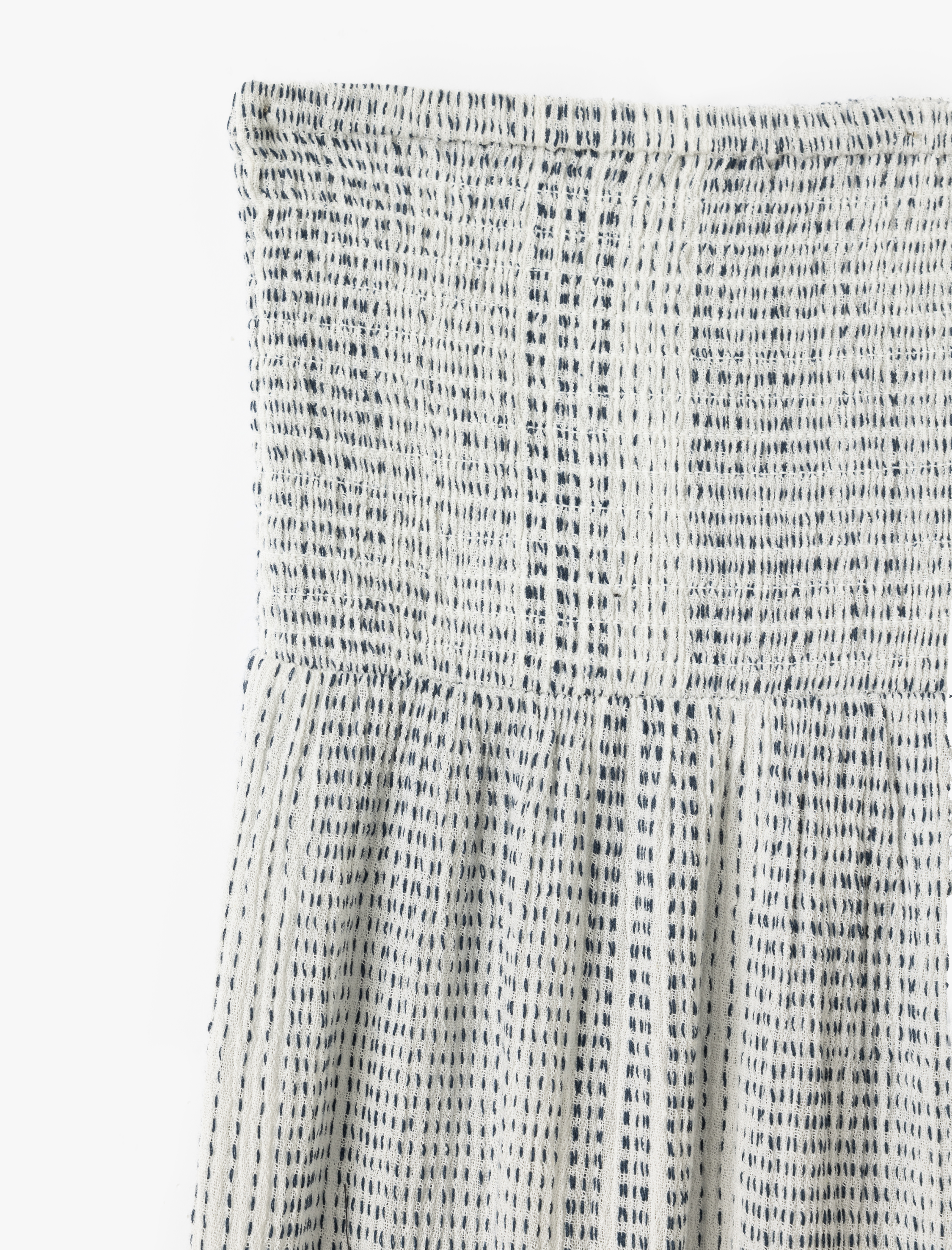   Beli Lastikli Katlı Volanlı A Kesim Desenli Midi Etek