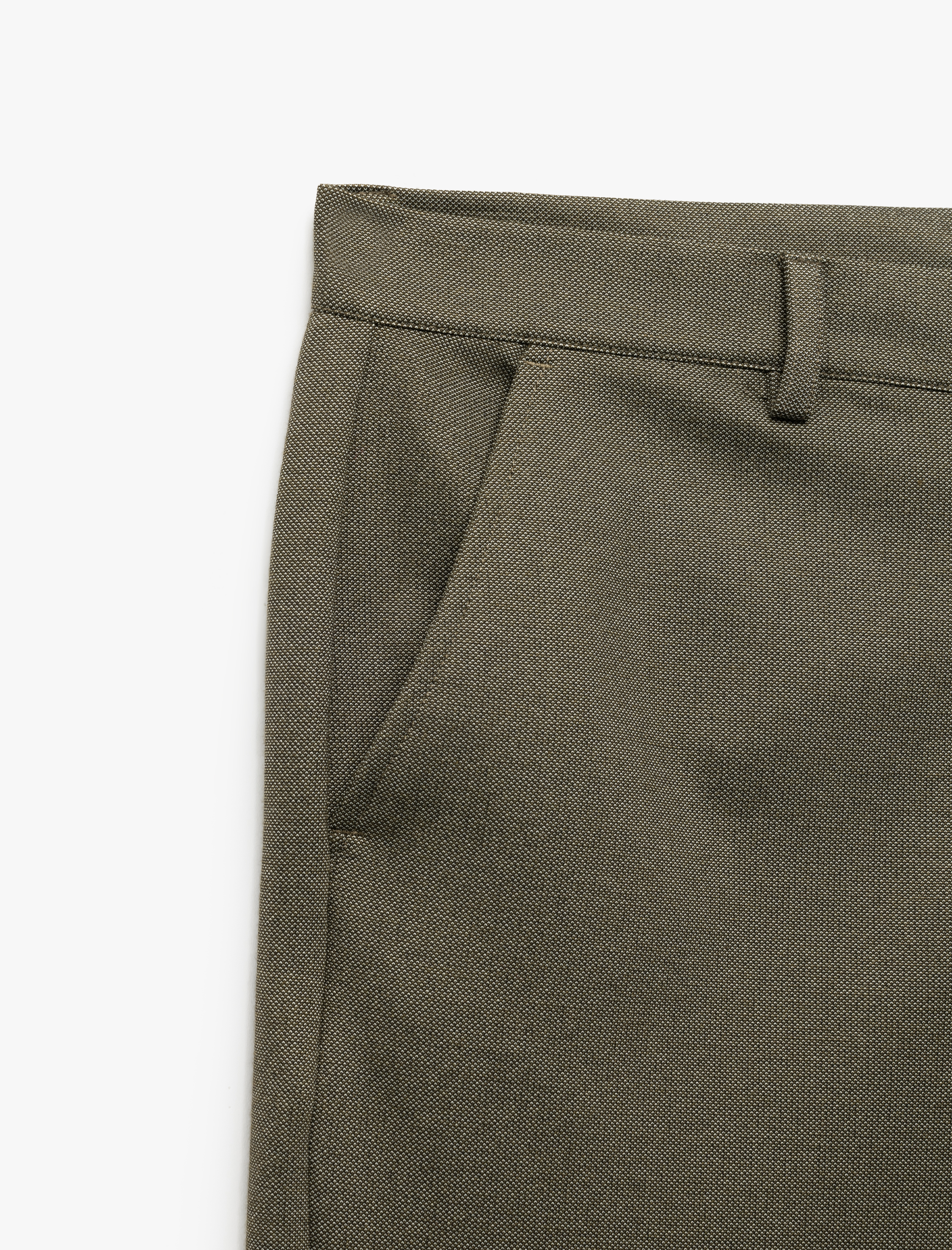   Viskon Karışımlı Chino Cep Detaylı Tapered Fit Pantolon