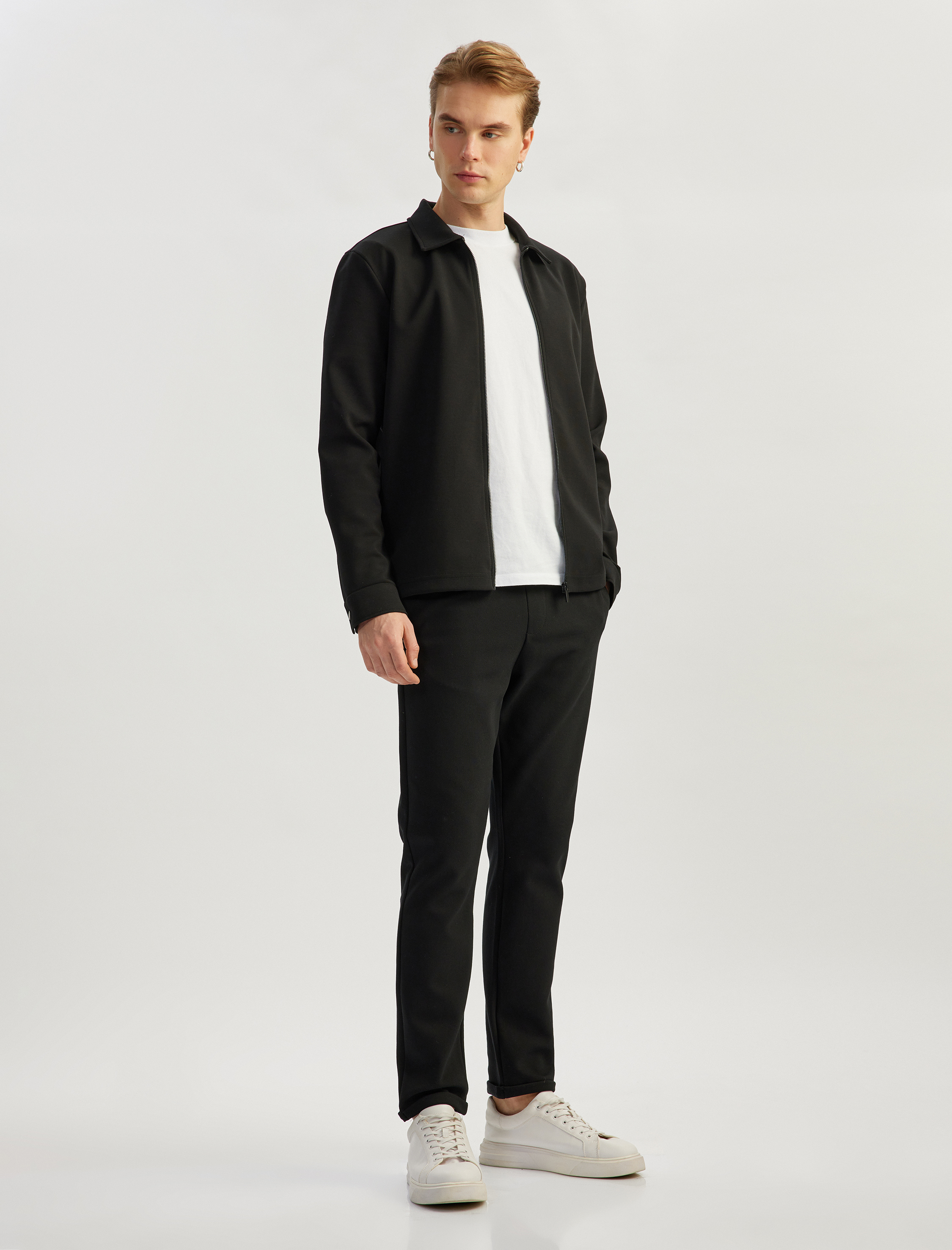   Beli Bağcıklı Cep Detaylı Pamuk Karışımlı Pantolon