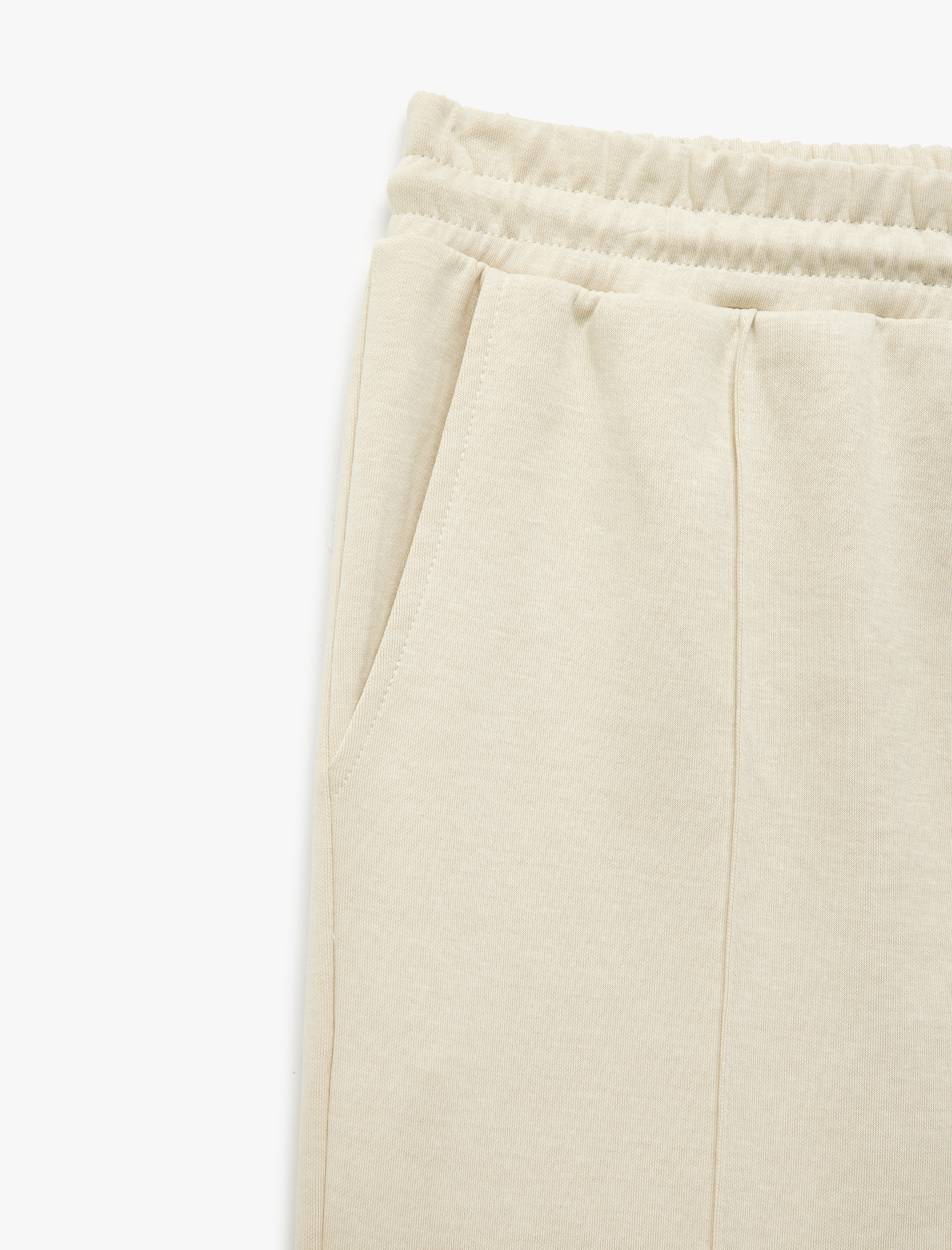   Pamuklu Cep Detaylı Nervürlü Beli Bağcıklı Eşofman Altı