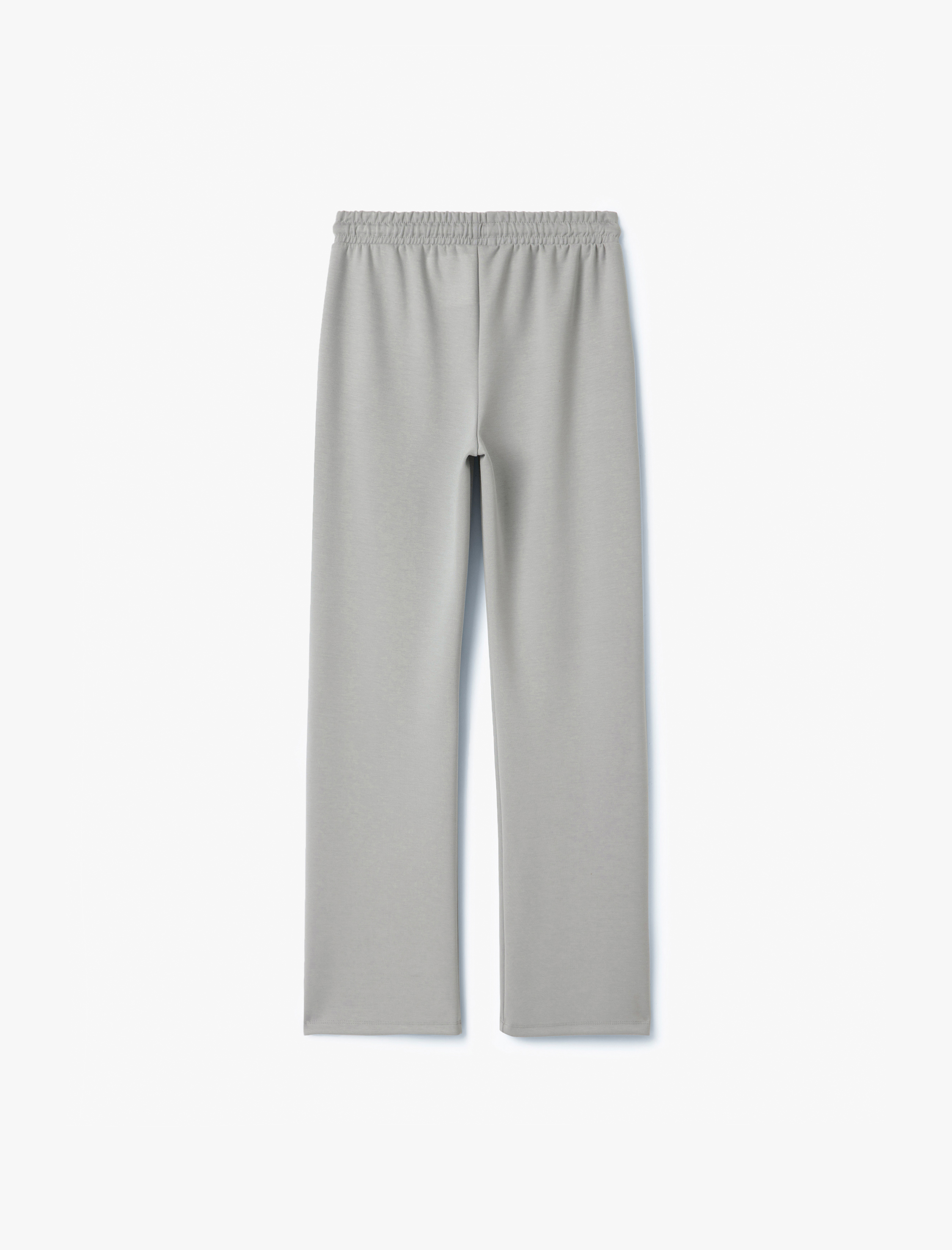   Modal Karışımlı Beli Bağcıklı Geniş Paça Eşofman Altı