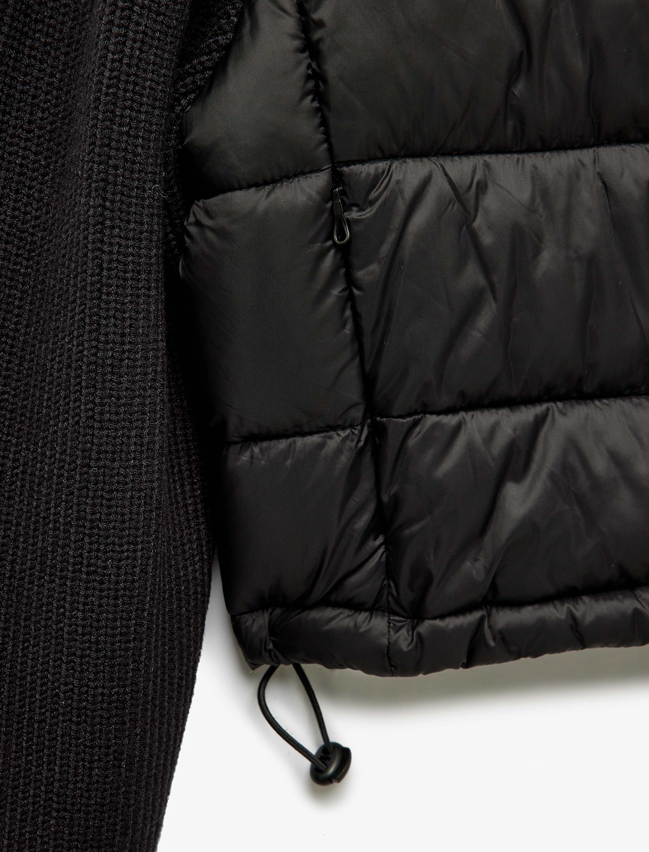   Dik Yaka Slim Fit Fermuarlı Uzun Kollu Ceket