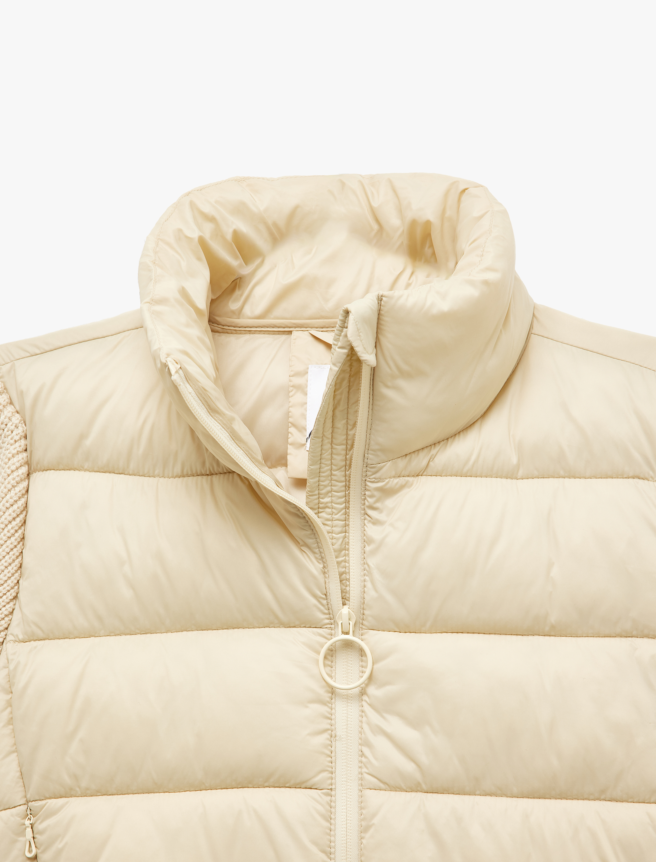   Dik Yaka Slim Fit Fermuarlı Uzun Kollu Ceket