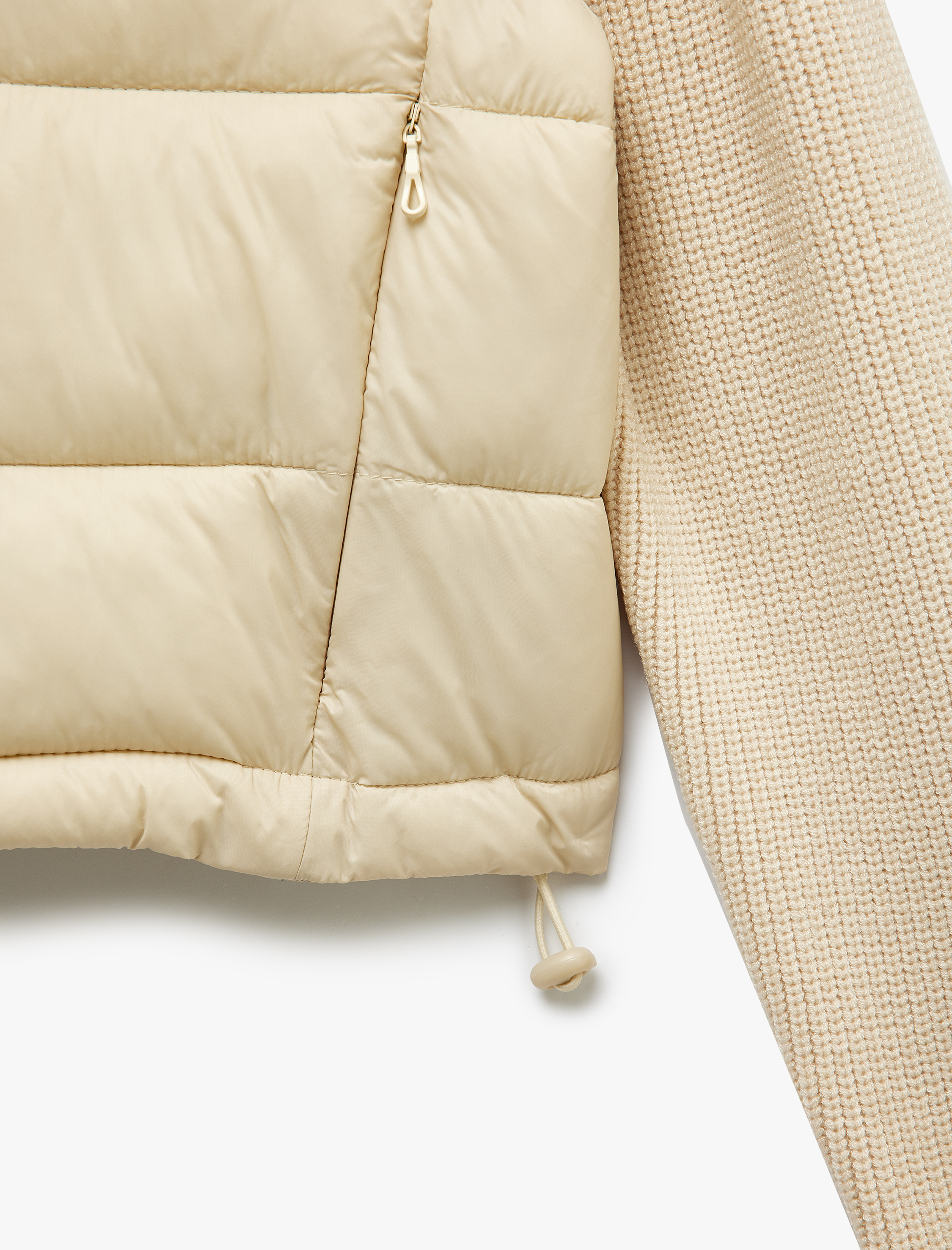   Dik Yaka Slim Fit Fermuarlı Uzun Kollu Ceket