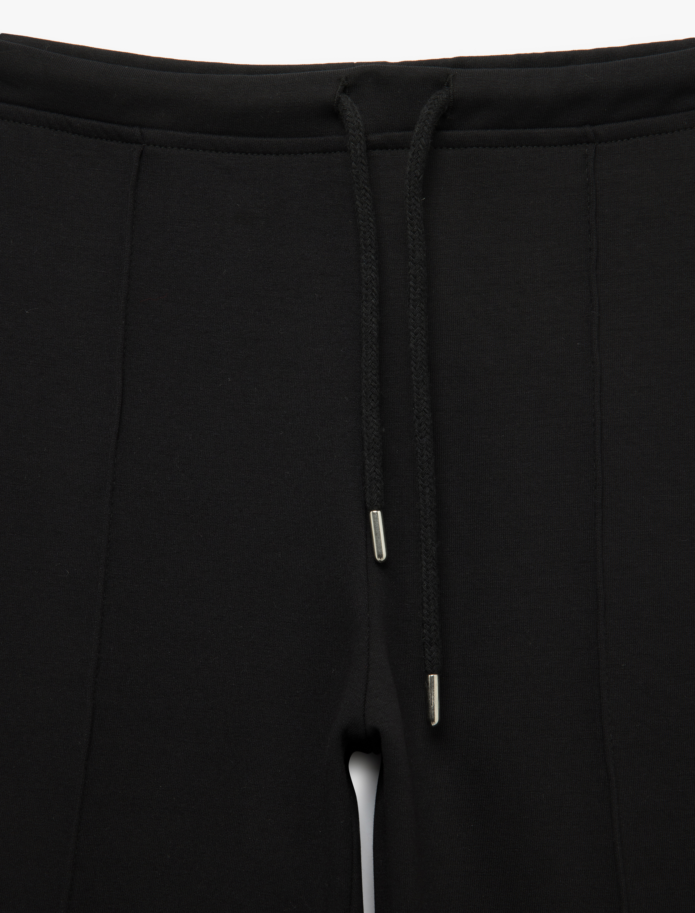   Beli Bağcıklı Nervürlü Slim Fit İspanyol Paça Eşofman Altı