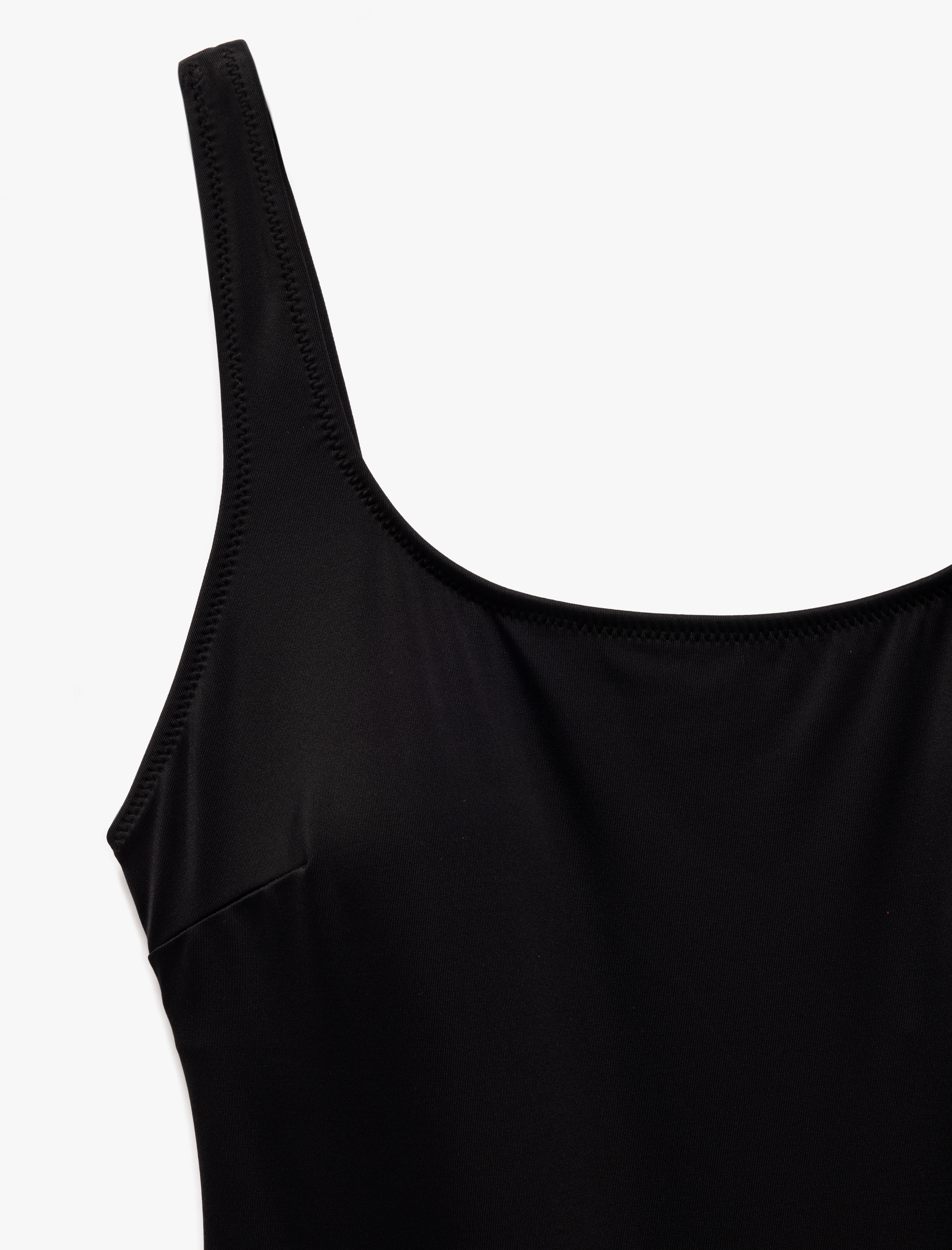   Kalın Askılı U Yaka Fit Mayo