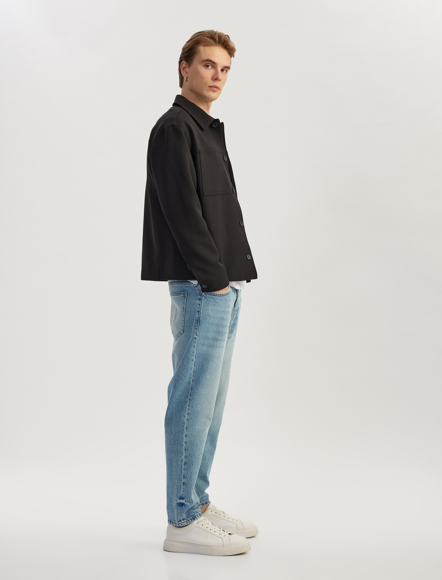 Koton Erkek Pamuklu Normal Bel Cepli Loose Fit Jean Pantolon – Steve Jean