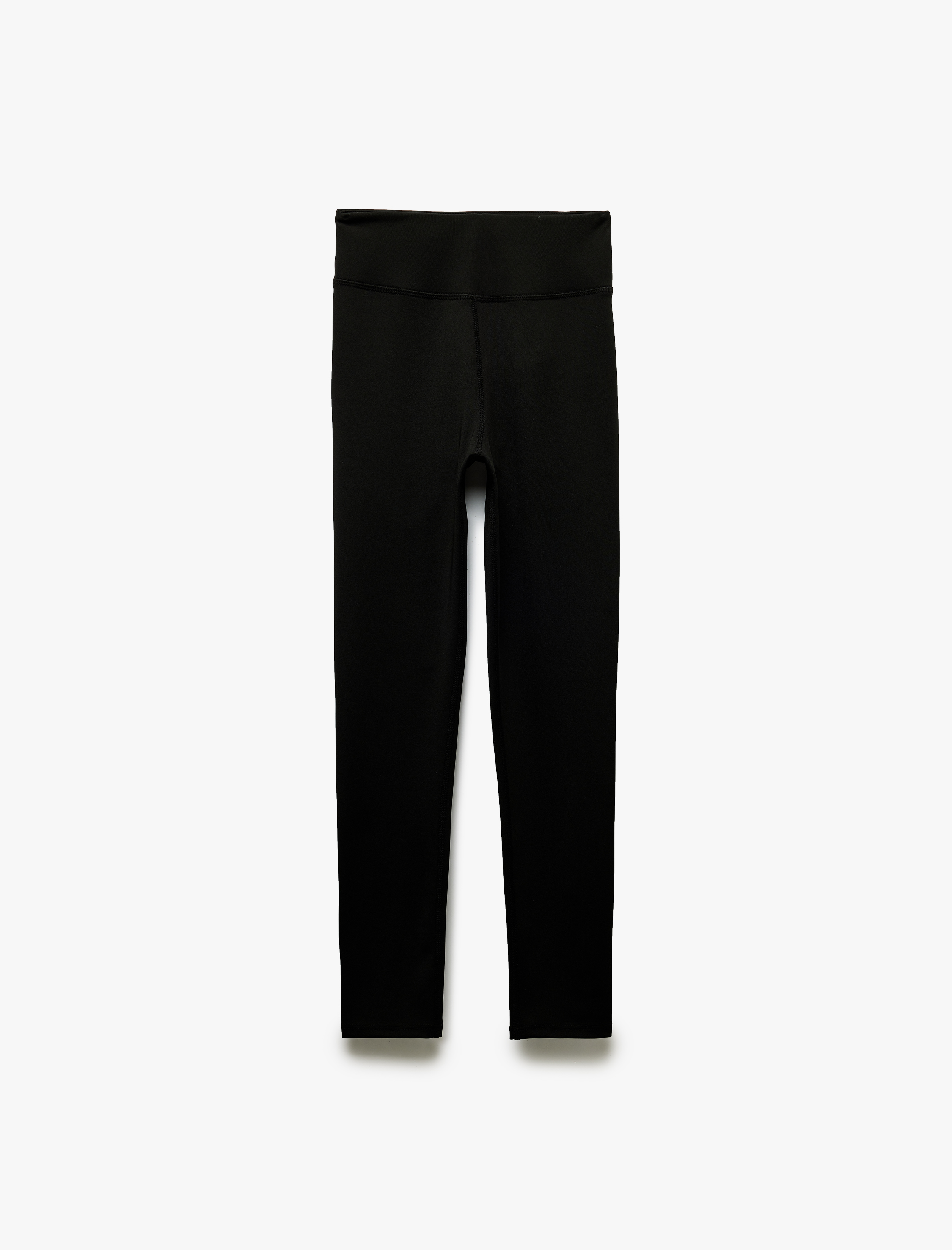   Yüksek Bel Slim Fit Dikiş Detaylı Spor Tayt