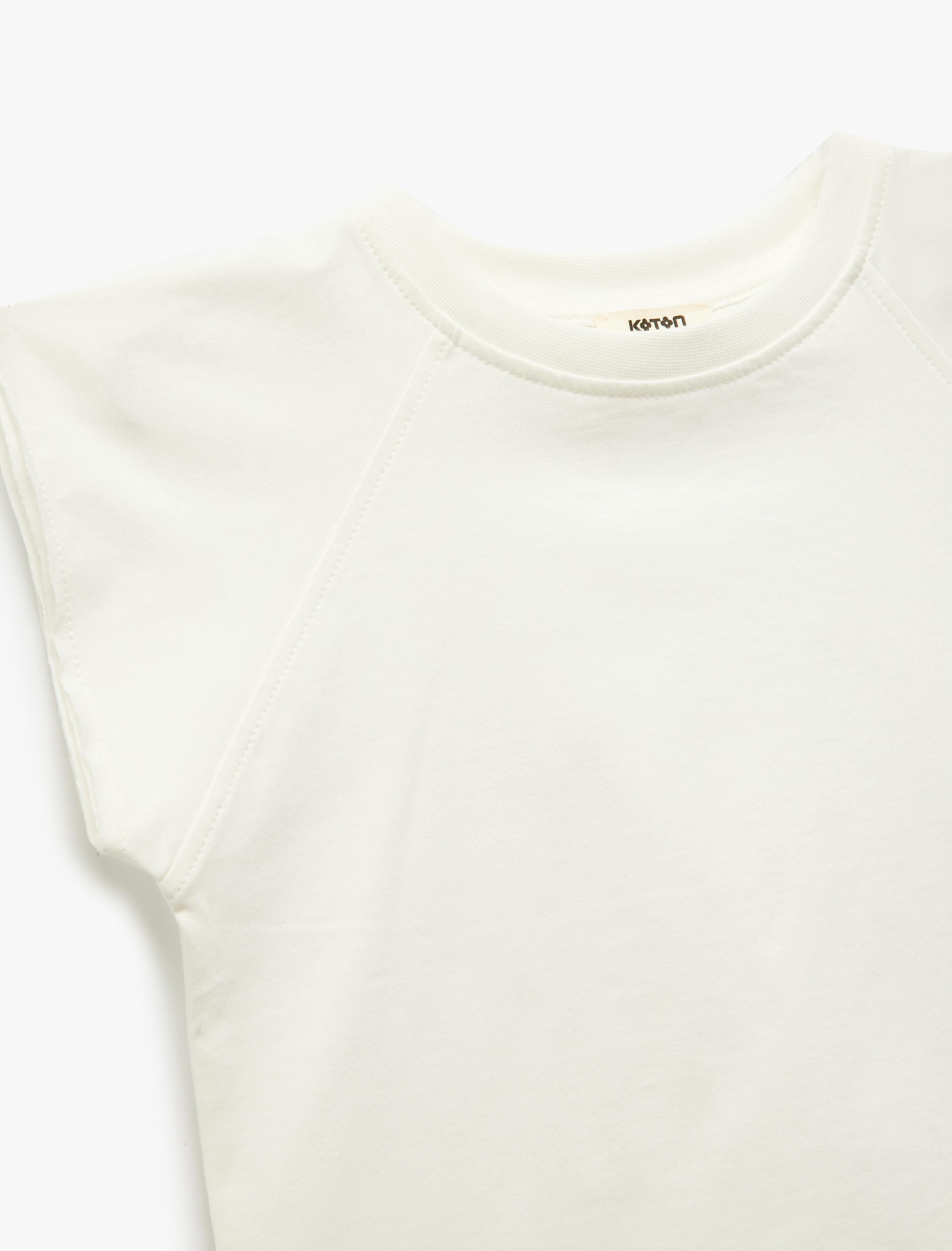  Kız Çocuk Basic Tişört Kısa Kollu Bisiklet Yaka Pamuklu