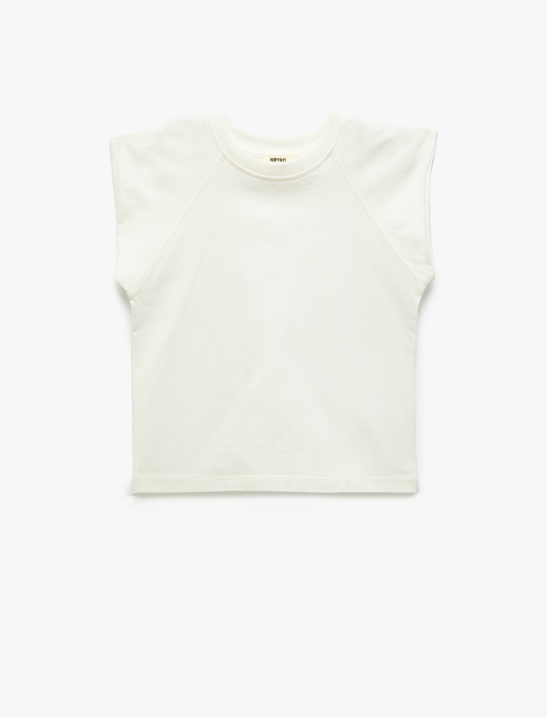  Kız Çocuk Basic Tişört Kısa Kollu Bisiklet Yaka Pamuklu