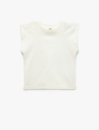 Basic Tişört Kısa Kollu Bisiklet Yaka Pamuklu