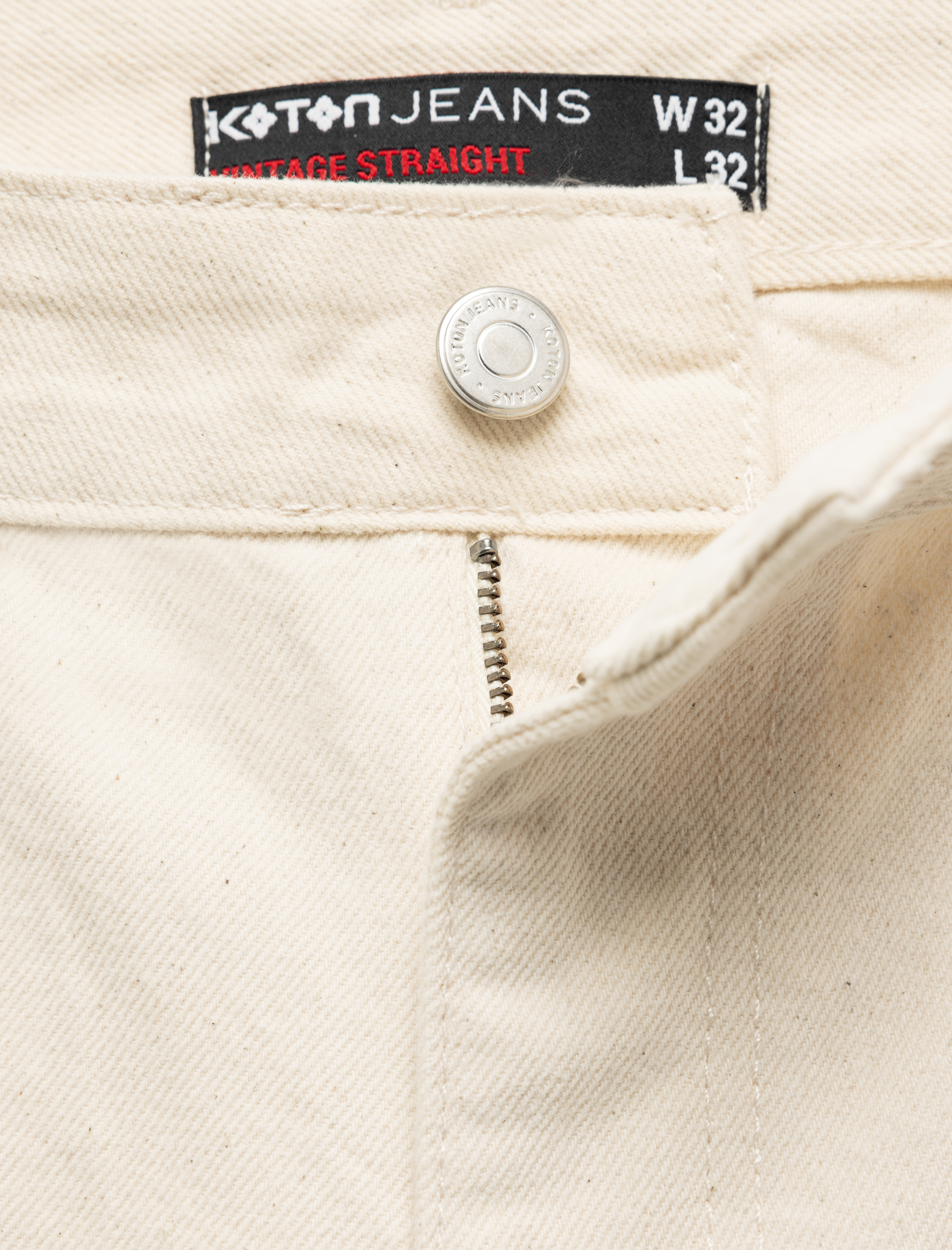   Normal Bel Cep Detaylı Vintage Straight Fit Jean Pantolon