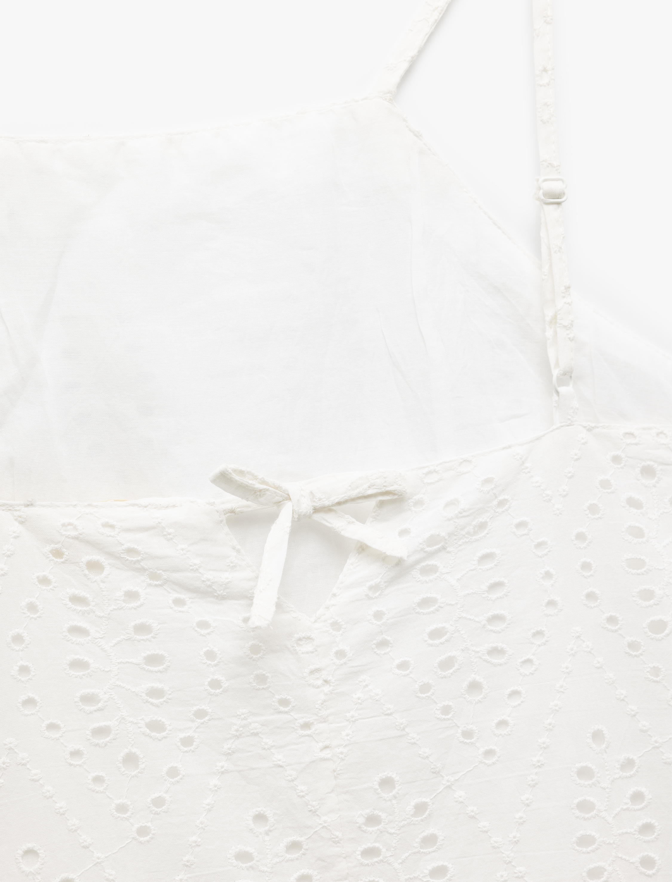   Pamuklu A Kesim Mini Halter Yaka İnce Askılı Fisto Elbise