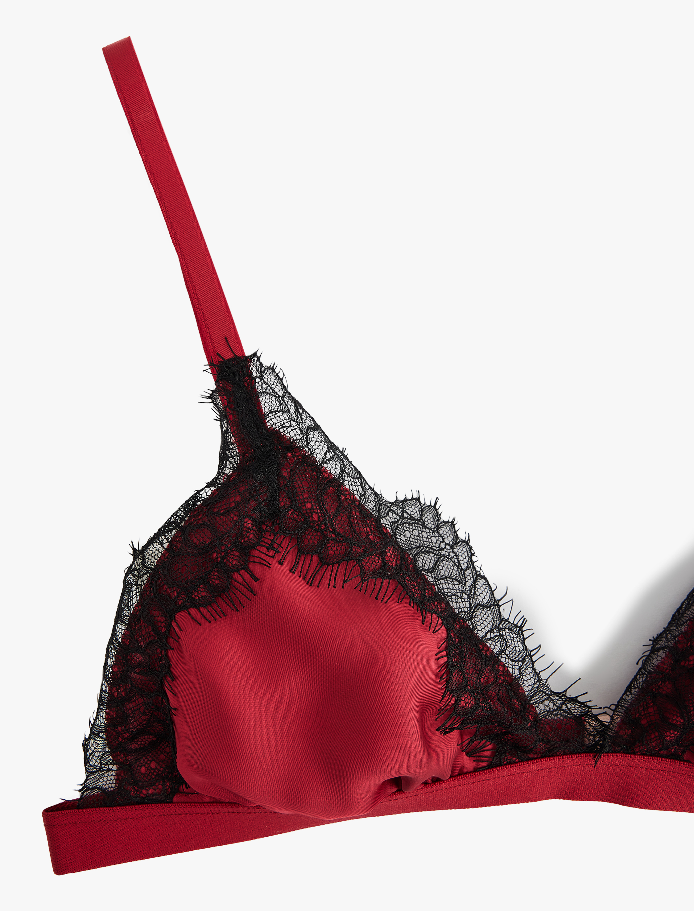   Balensiz Dantelli Saten Sütyen