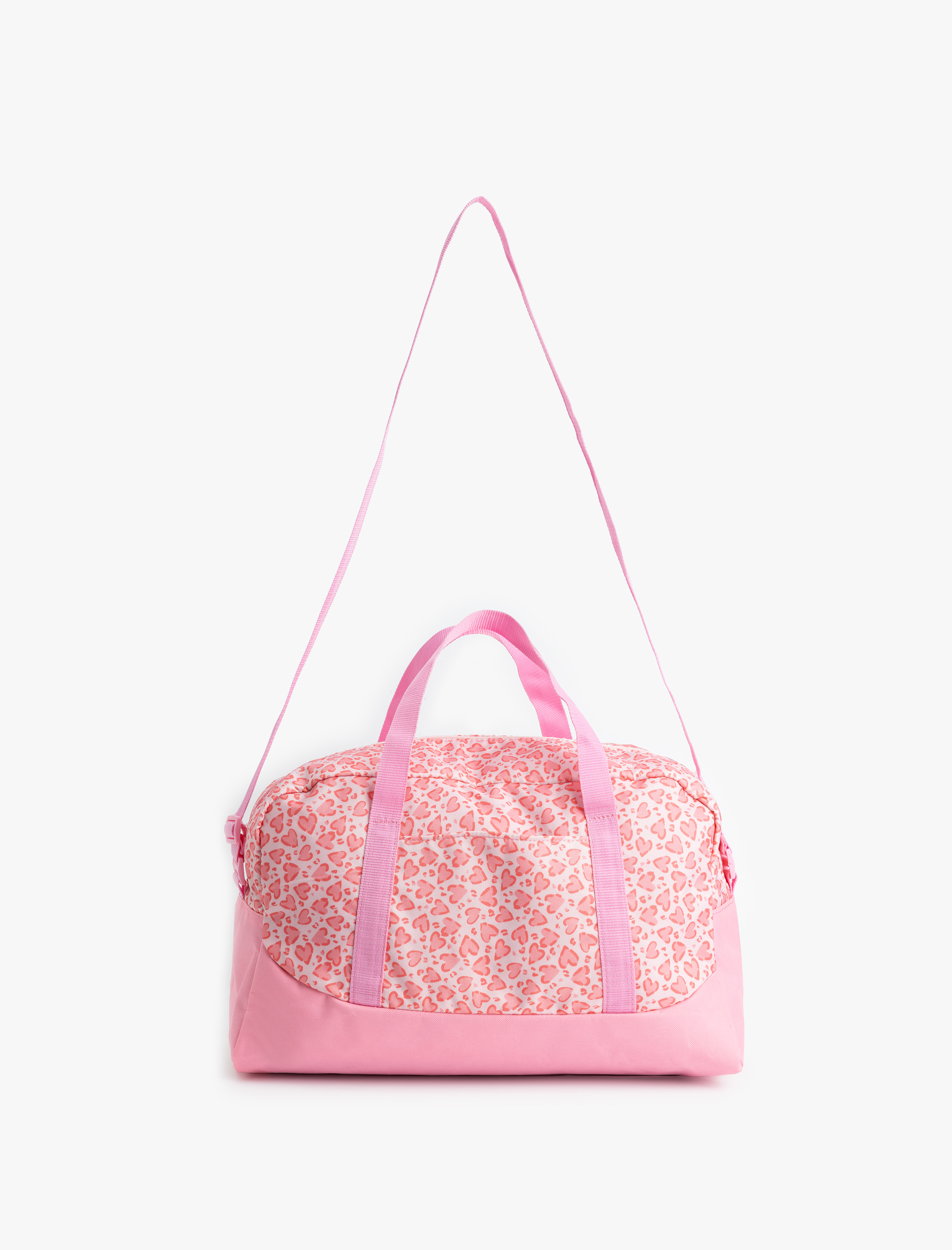  Kız Çocuk Kalp Desenli Askılı Çanta