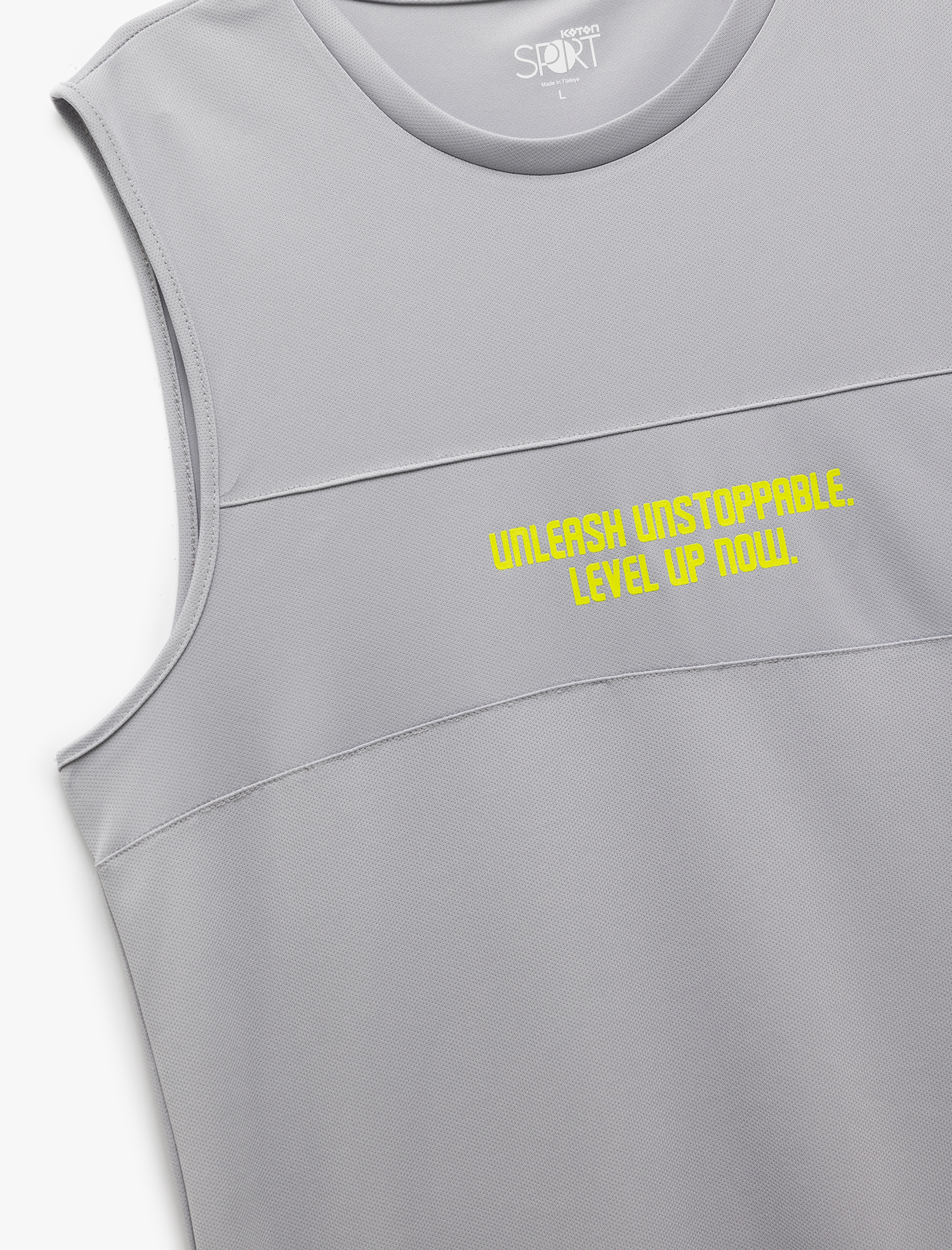   Baskılı Bisiklet Yaka Kolsuz Sporcu Atleti