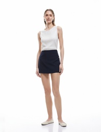 Koton X Sima Tarkan - Regular Fit Düğme Detaylı Mini Şort Etek