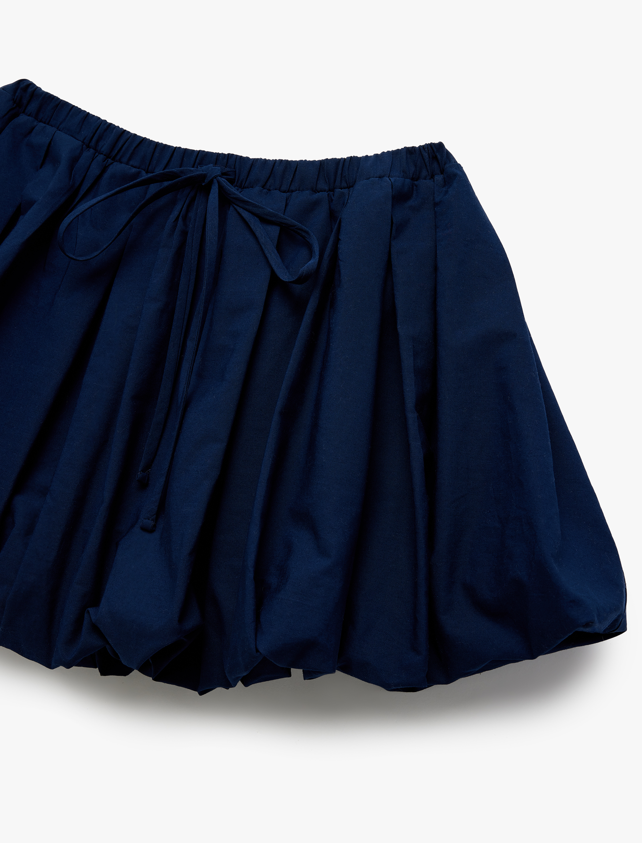   Koton X Sima Tarkan - Pamuklu Poplin Kumaş Beli Lastikli Bağlamalı Mini Balon Etek