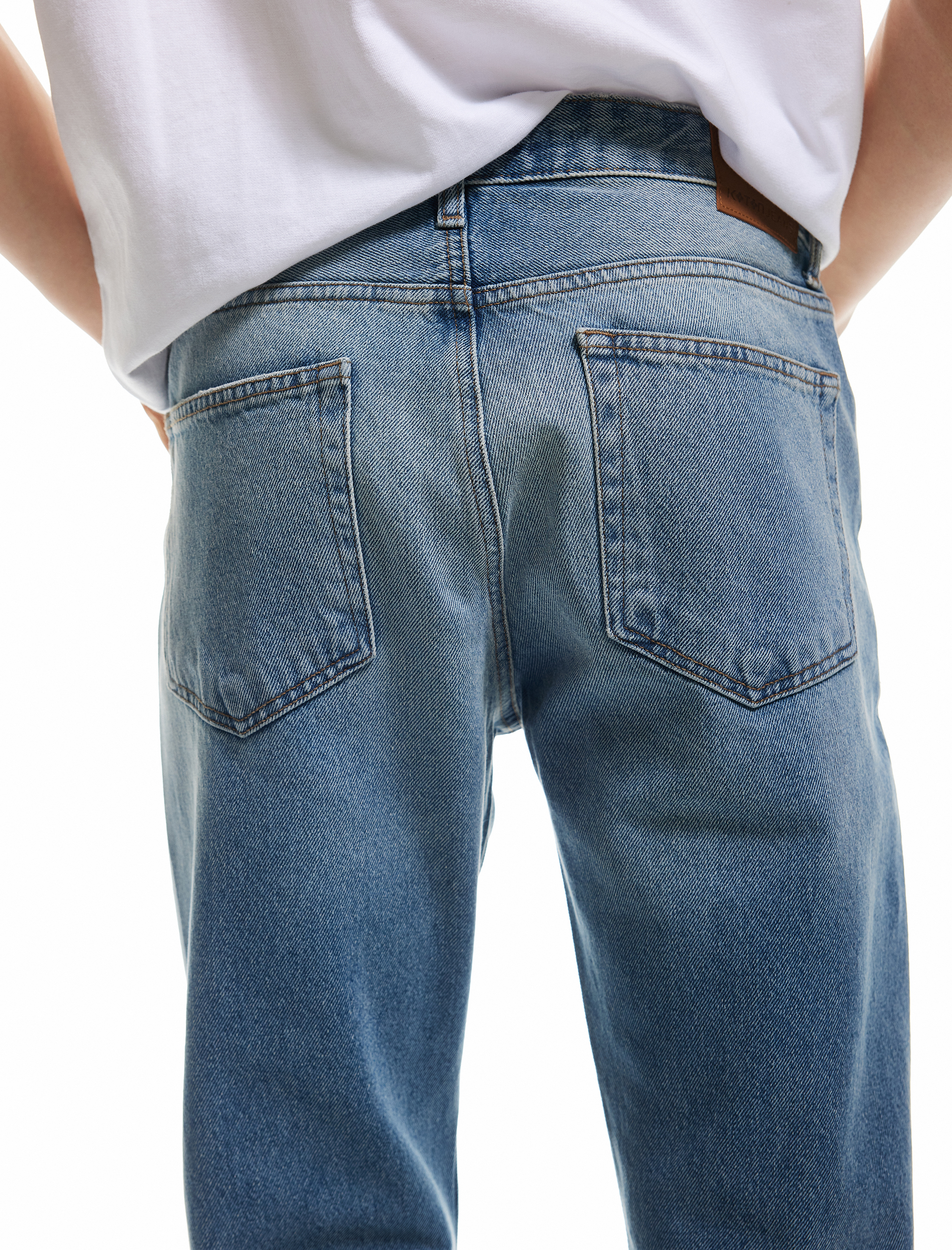   Pamuklu Normal Bel Straight Fit Jean Pantolon - Mark Jean