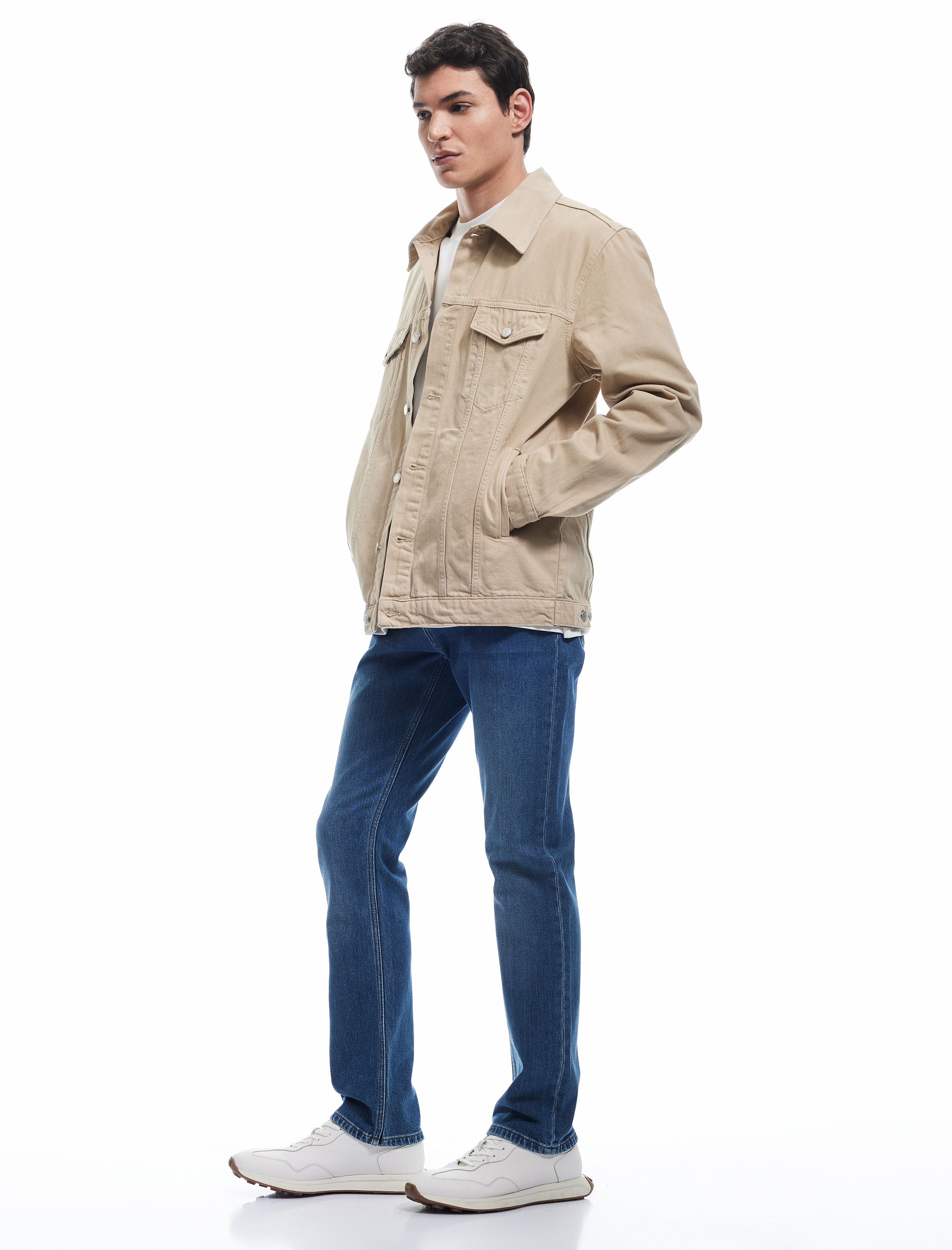   Normal Bel Pamuklu Straight Fit Jean Pantolon - Mark Jean