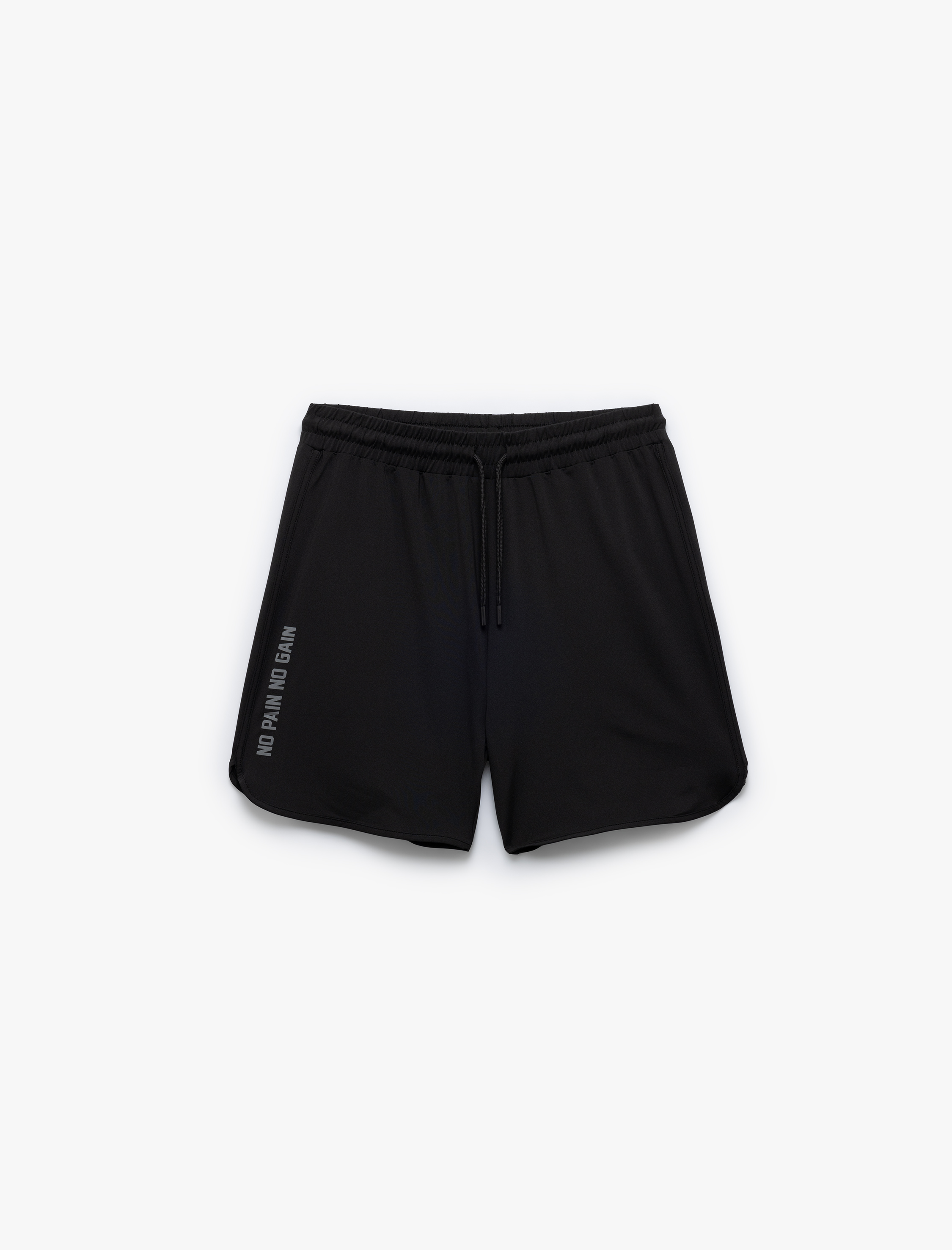   Baskılı Cep Detaylı Beli Bağcıklı Spor Şort