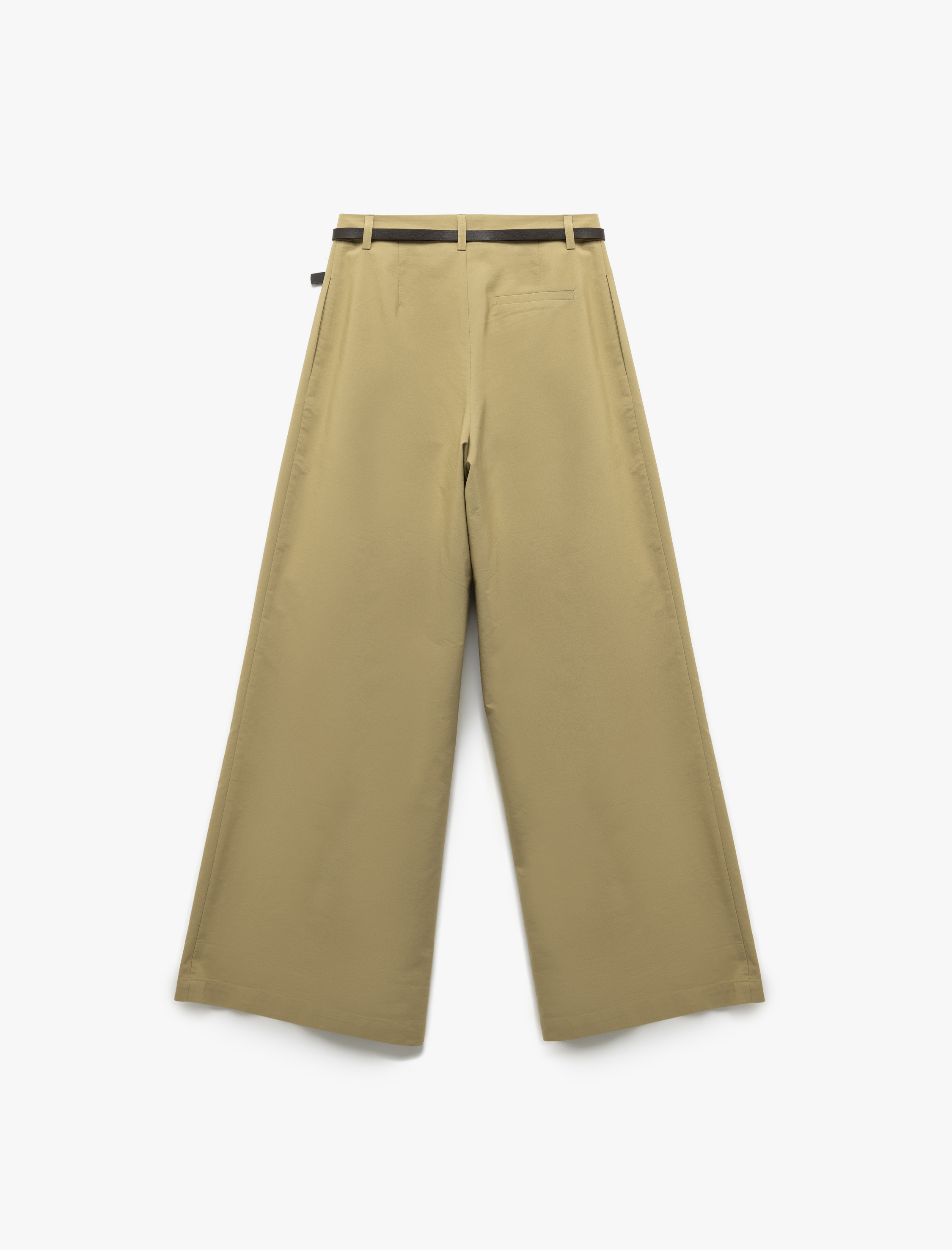   Koton X Sima Tarkan - Paraşüt Kumaş Cepli Kemerli Pile Detaylı Geniş Paça Pantolon