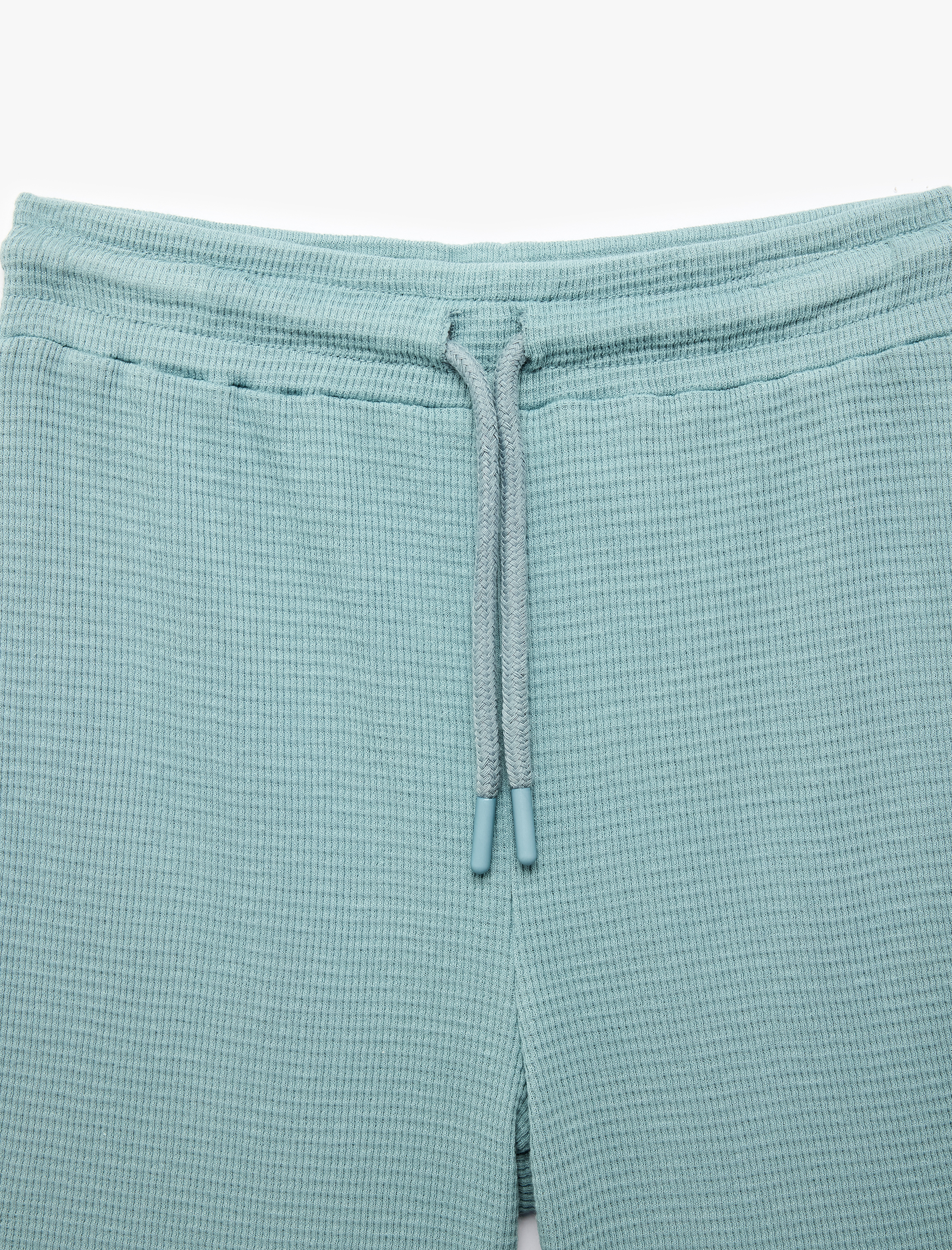  Erkek Çocuk Pamuklu Beli Bağlamalı Dokulu Basic Şort