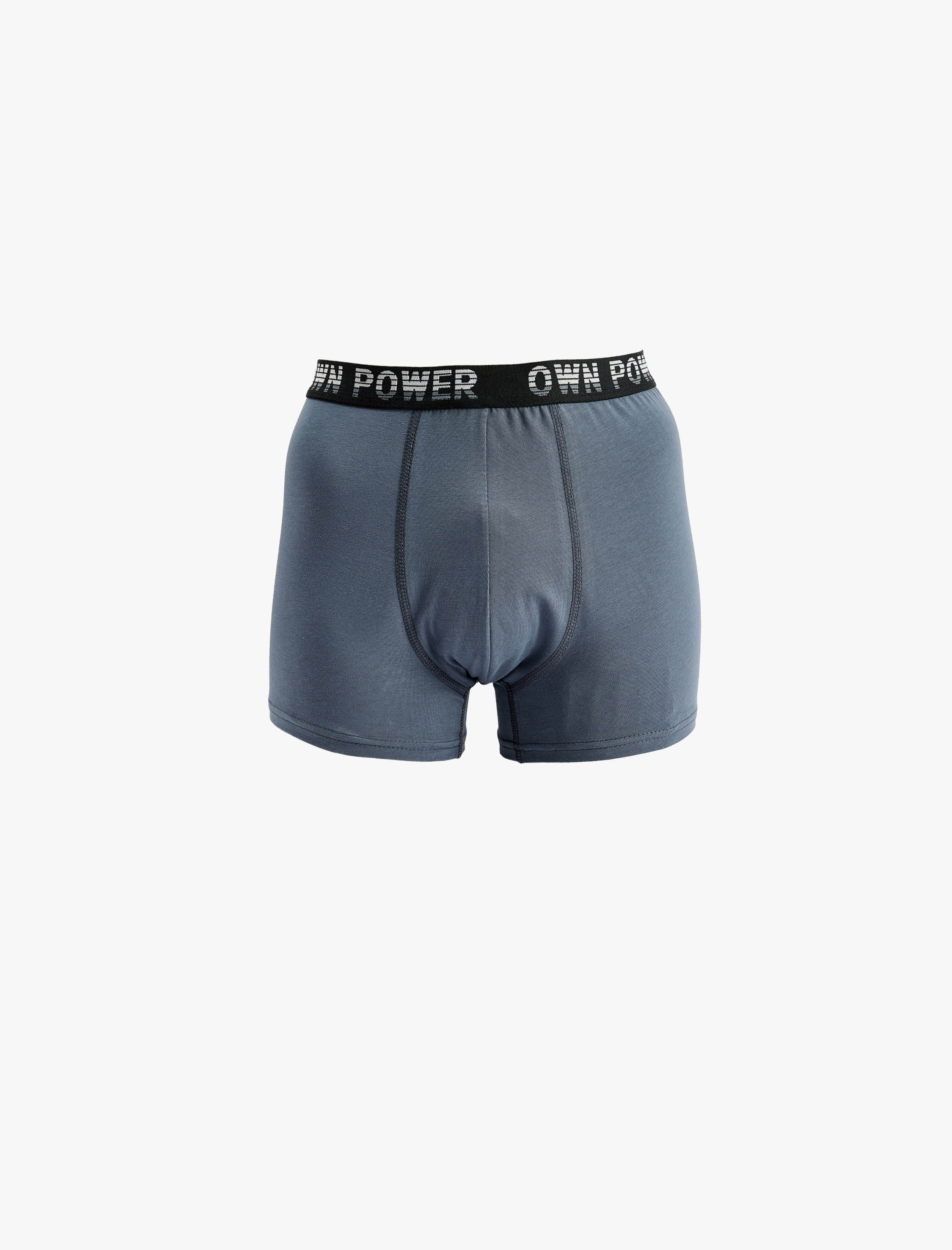   Pamuklu Baskılı Bel Detaylı 3'lü Boxer Seti