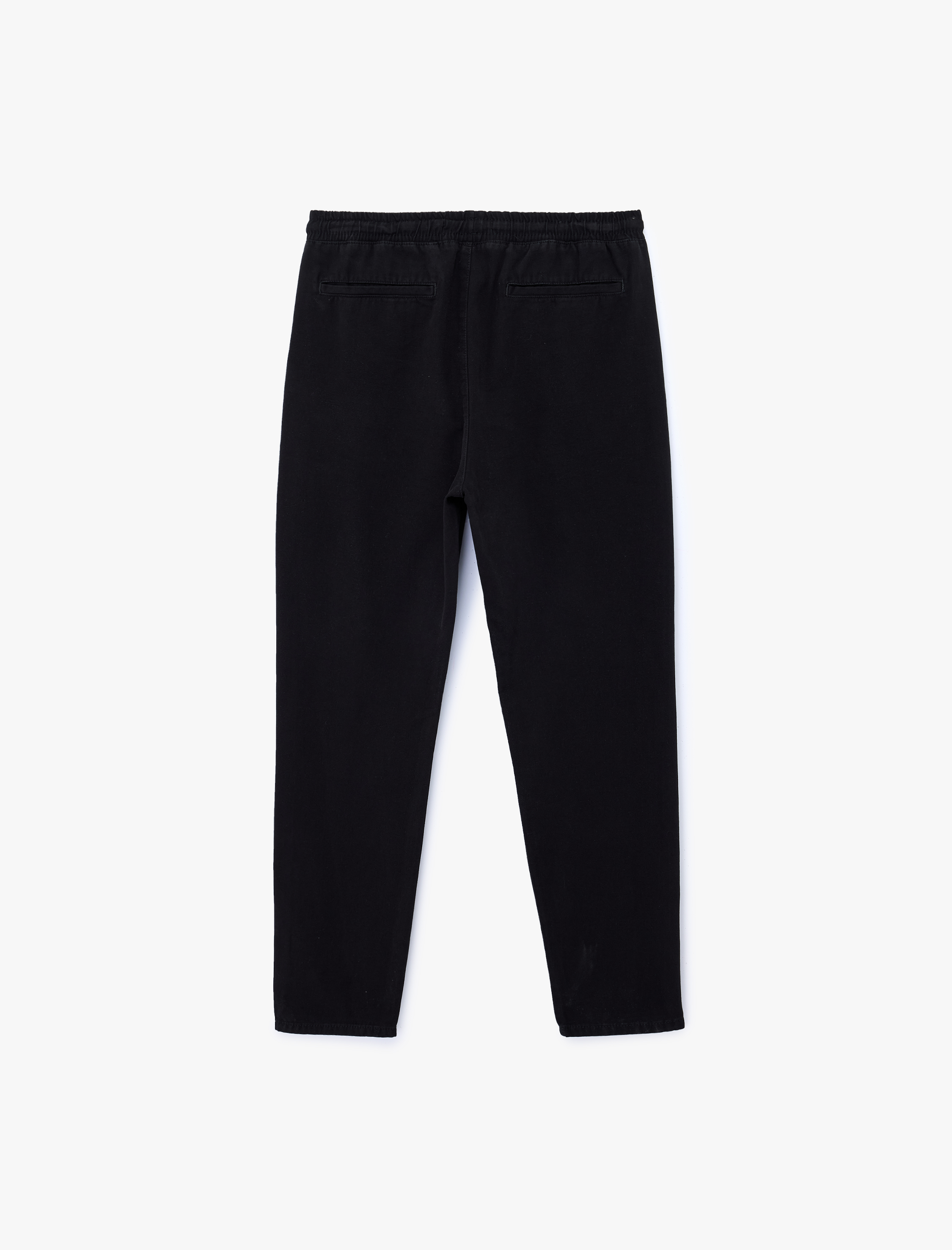   Pamuklu Regular Fit Cepli Beli Bağcıklı Pantolon