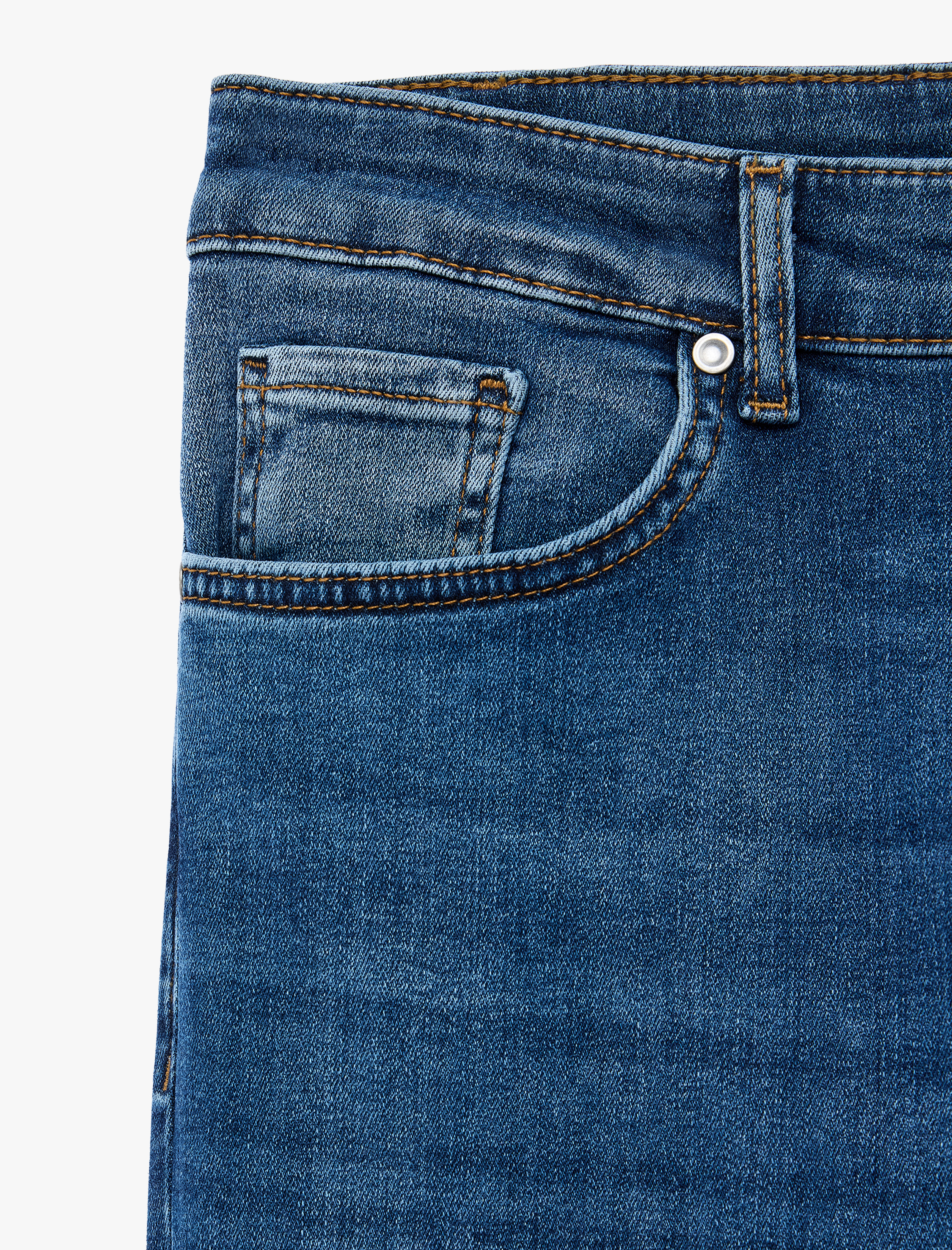   Normal Bel Pamuklu Slim Fit Jean Pantolon - Brad Jean