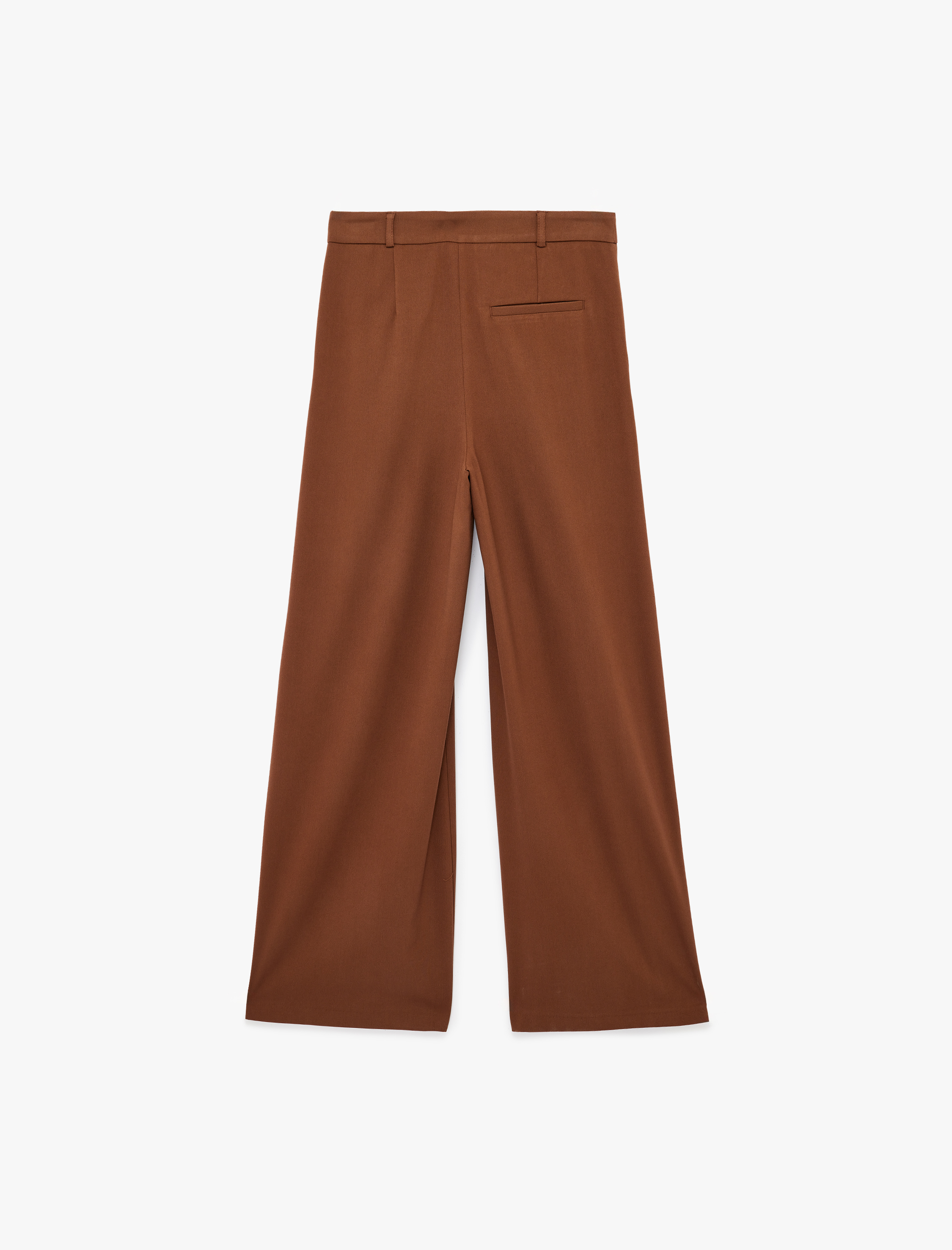   Pile Detaylı Palazzo Pantolon