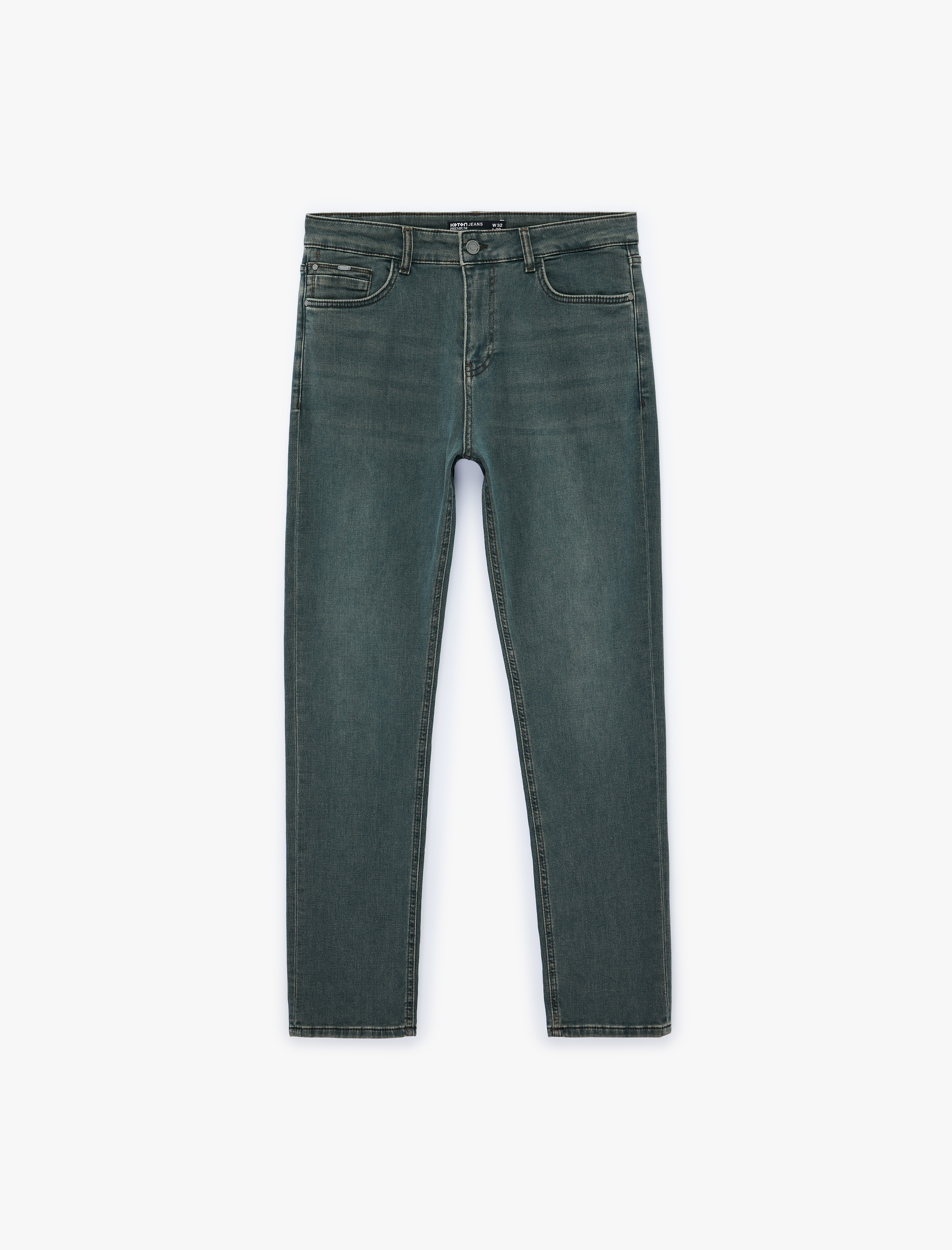   Normal Bel Pamuklu Slim Fit Jean Pantolon - Brad Jean