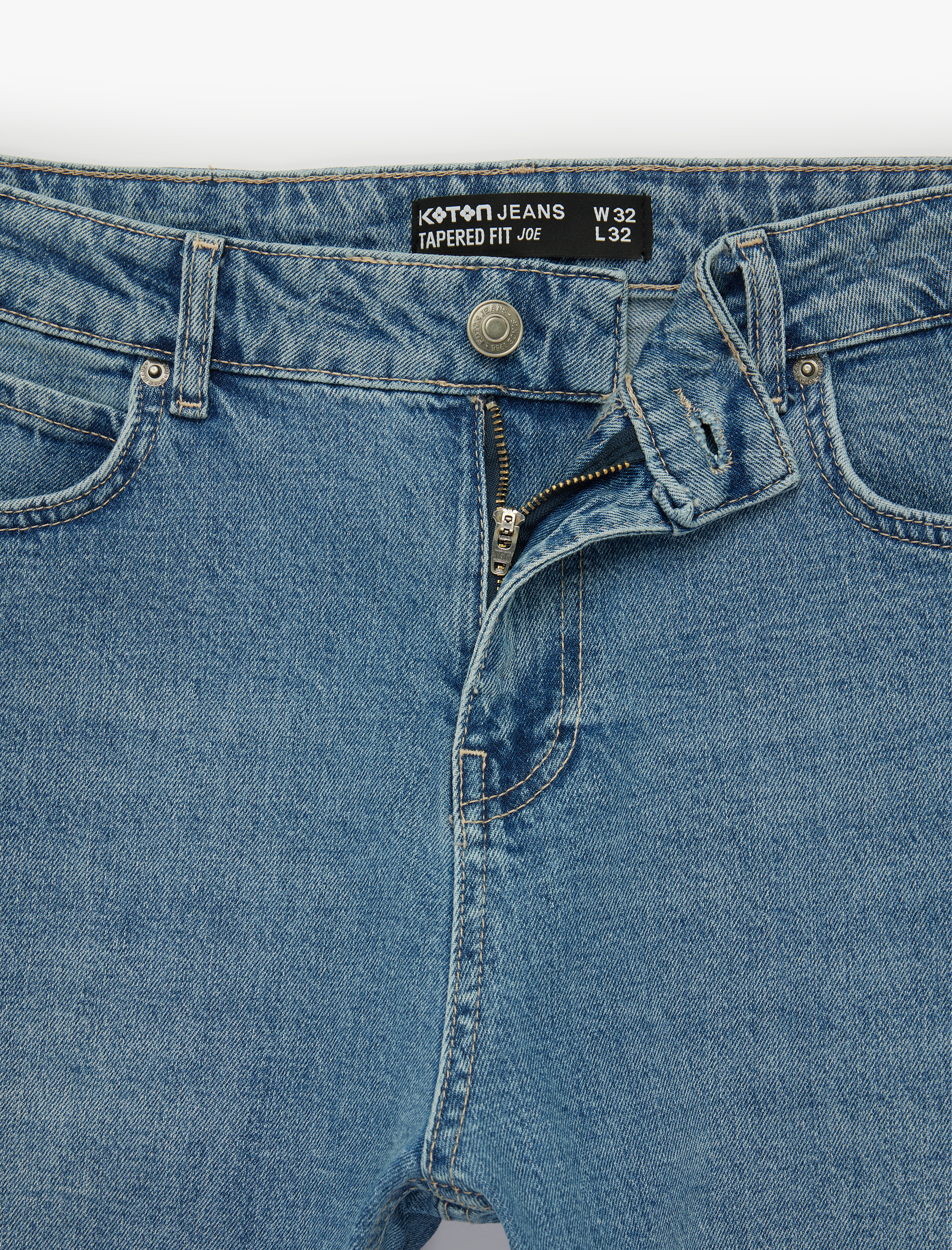   Pamuklu Normal Bel Tapered Fit Jean Pantolon - Joe Jean