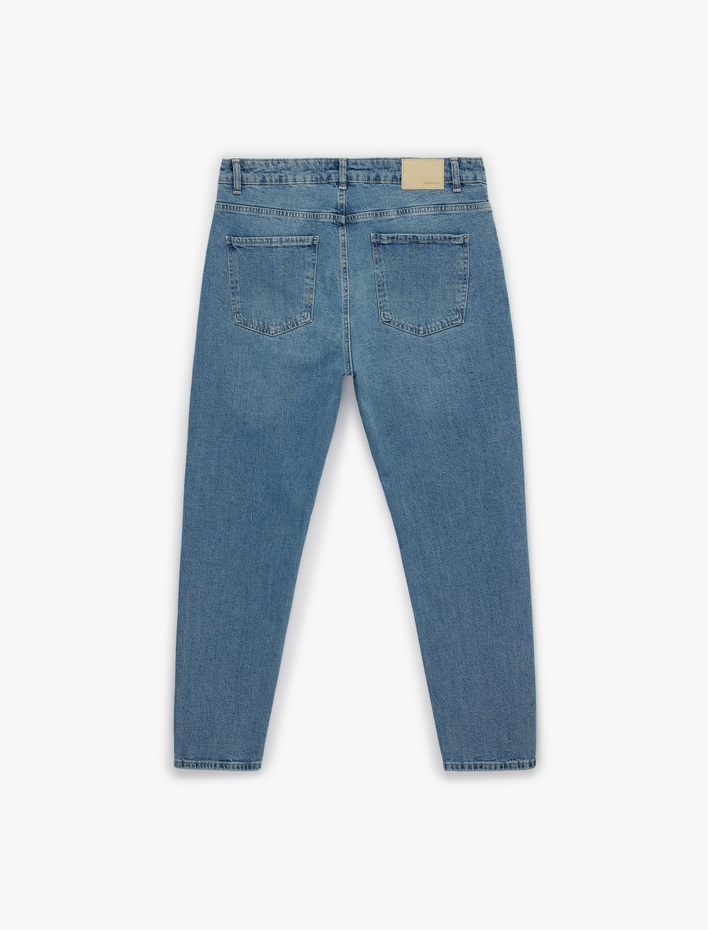  Pamuklu Normal Bel Tapered Fit Jean Pantolon - Joe Jean