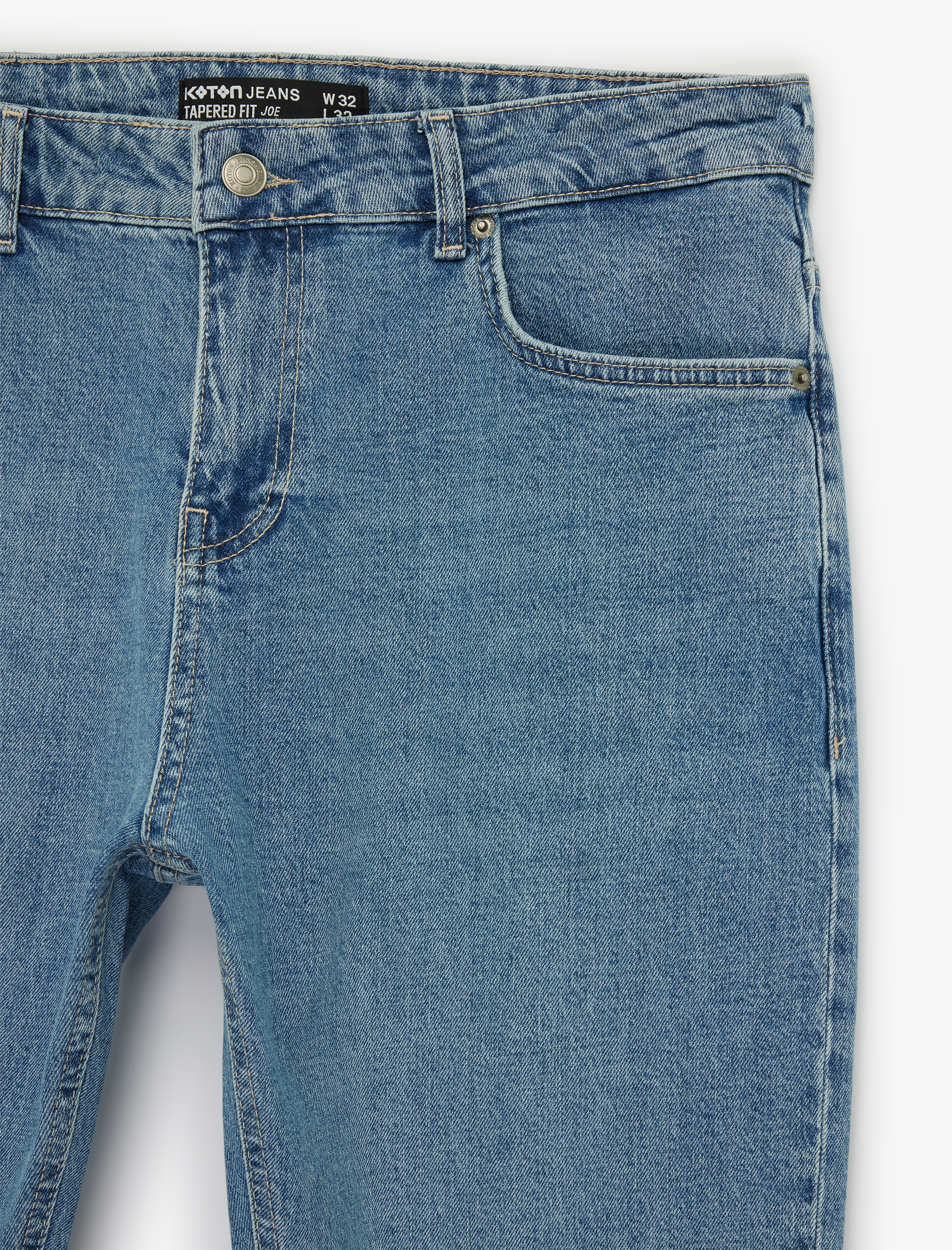   Pamuklu Normal Bel Tapered Fit Jean Pantolon - Joe Jean