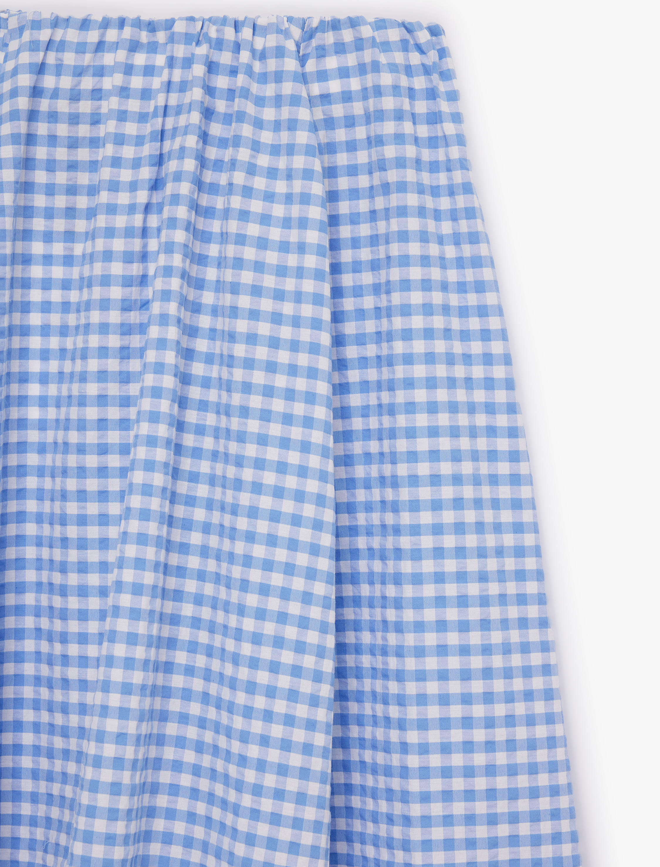   Bol Kalıp Çan Kesim Pötikareli Midi Etek