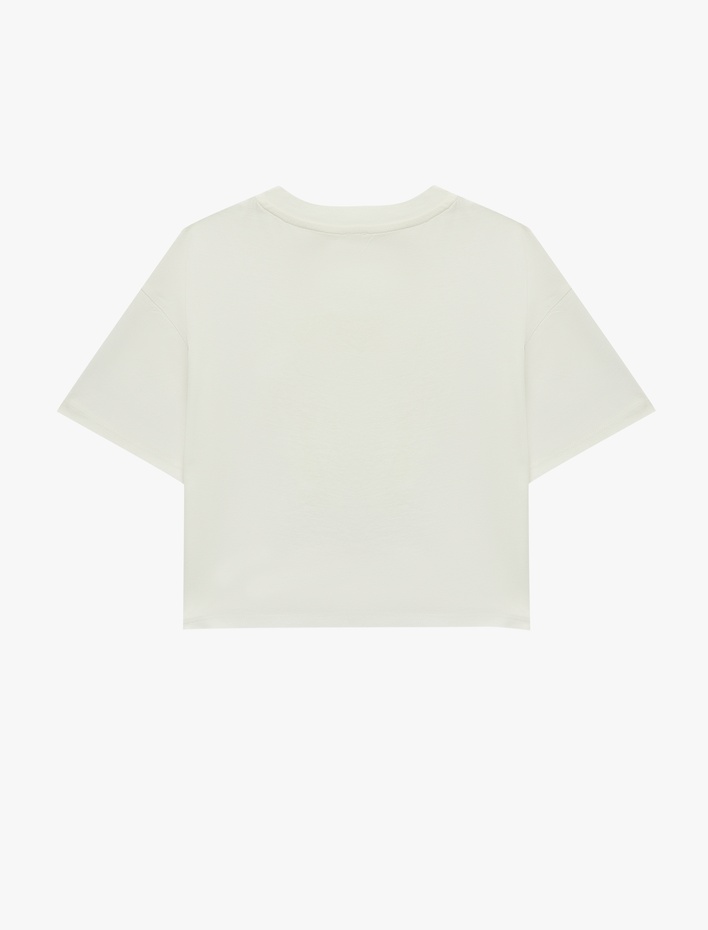 Kız Çocuk Lisanslı SpongeBob Baskılı Kısa Kollu Pamuklu Tişört