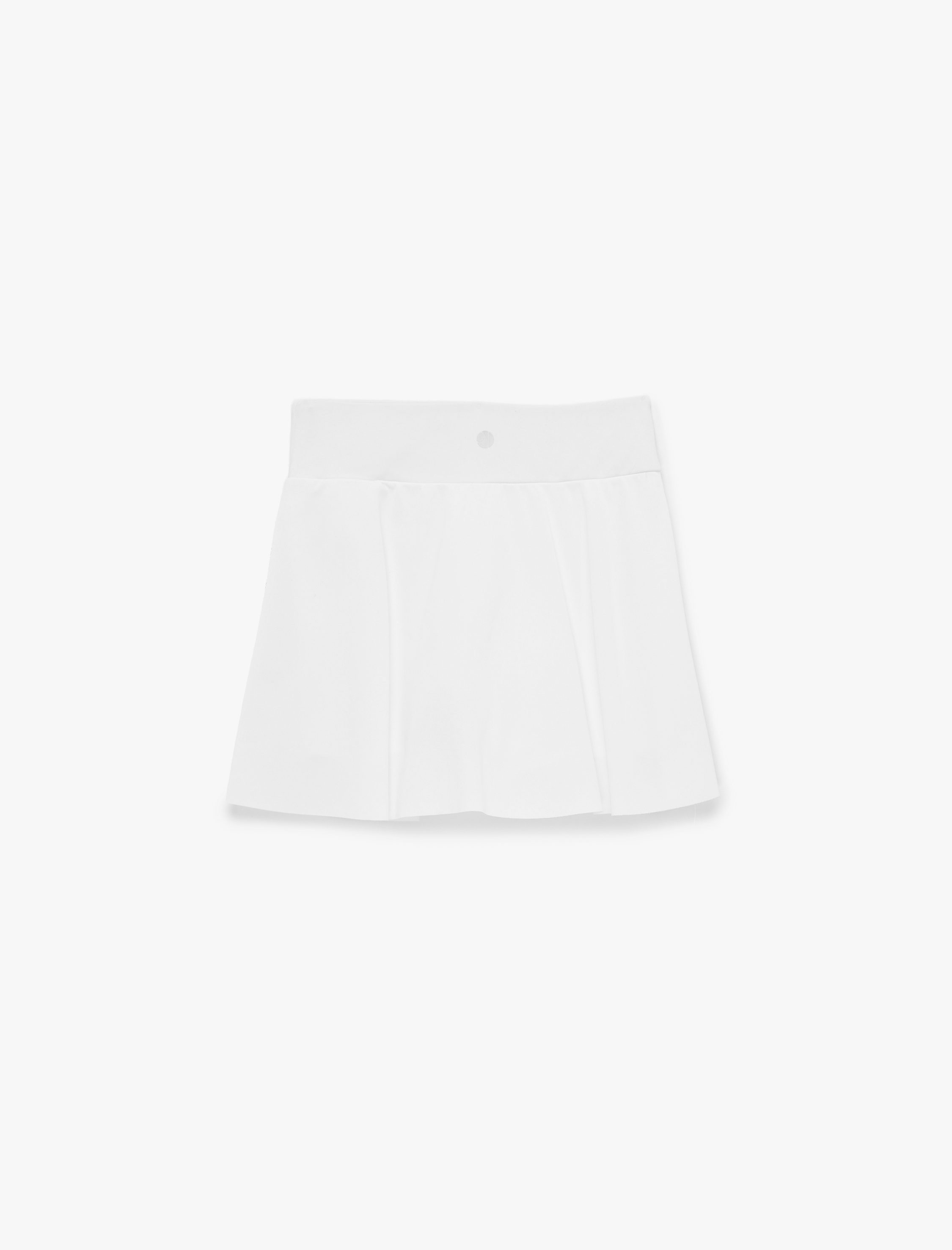   Yüksek Bel Pike Kumaş Mini Spor Şort Etek