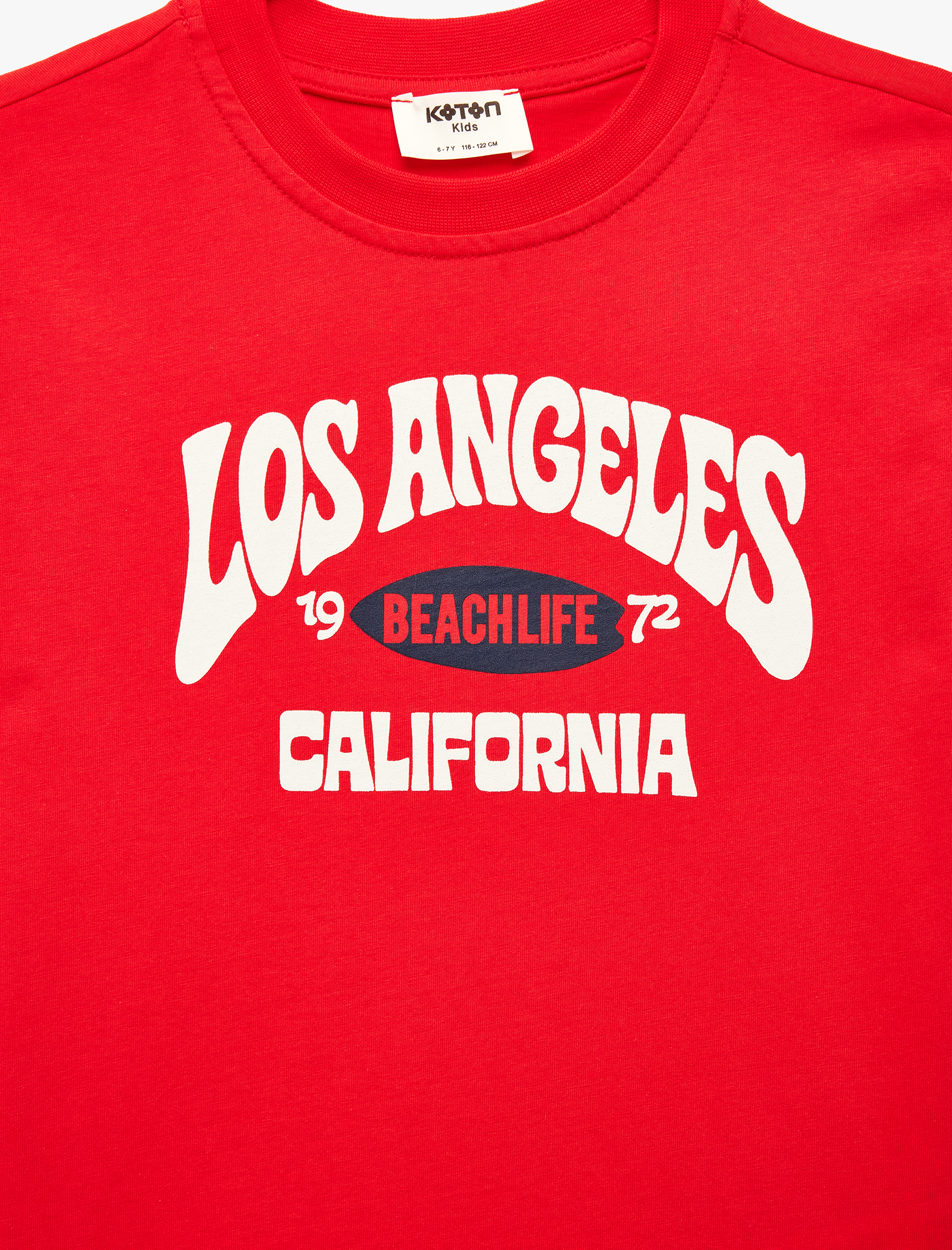  Erkek Çocuk Baskılı Bisiklet Yaka Kısa Kollu Pamuklu Tişört